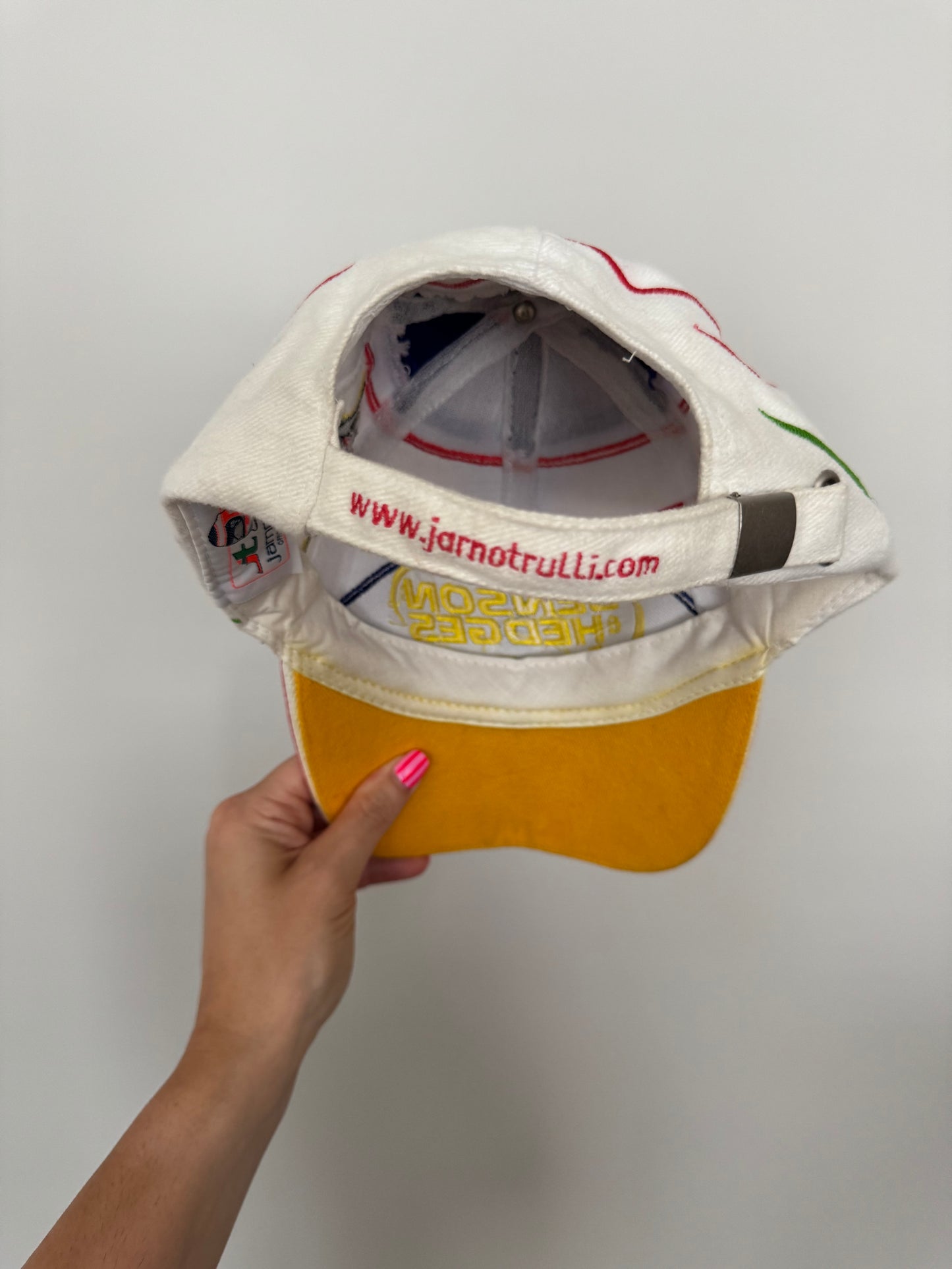 Jordan Benson and Hedges Jarno Trulli official cap