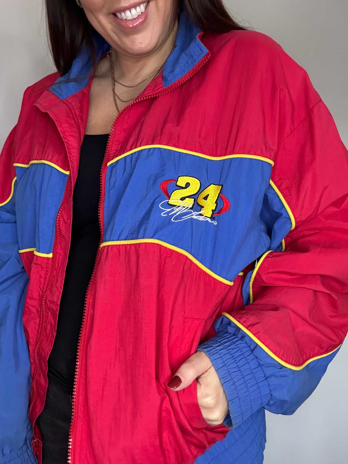 Vintage Jeff Gordon NASCAR racing jacket by Chase Authentics