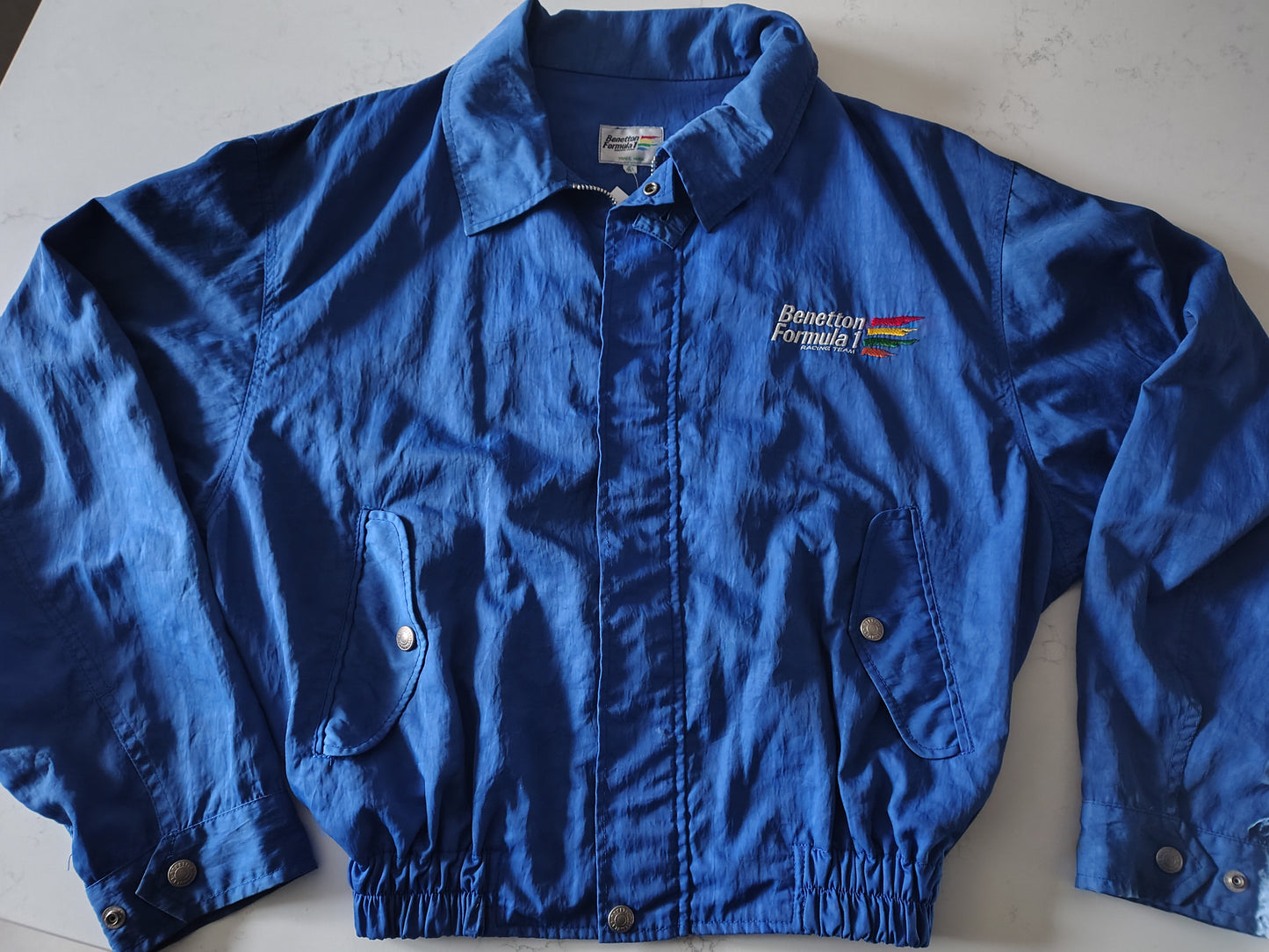 1990s Benetton Formula 1 F1 lightweight grid Jacket Grand Prix Renault Official formula one