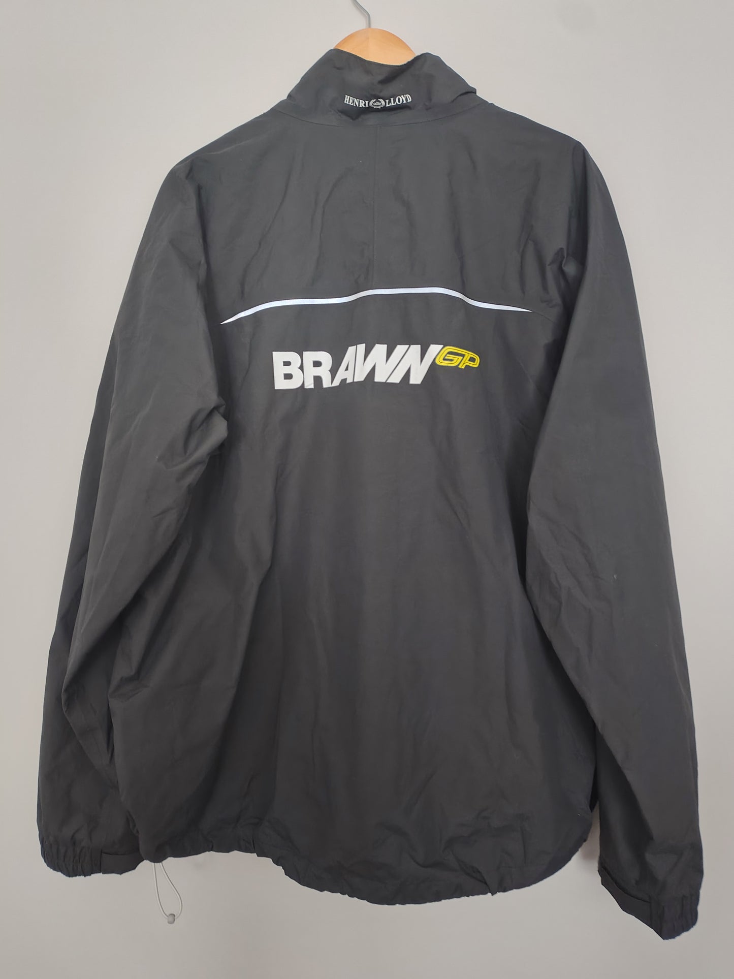2009 Brawn GP Henri Lloyd lightweight jacket coat formula one F1 grand prix Jenson Button