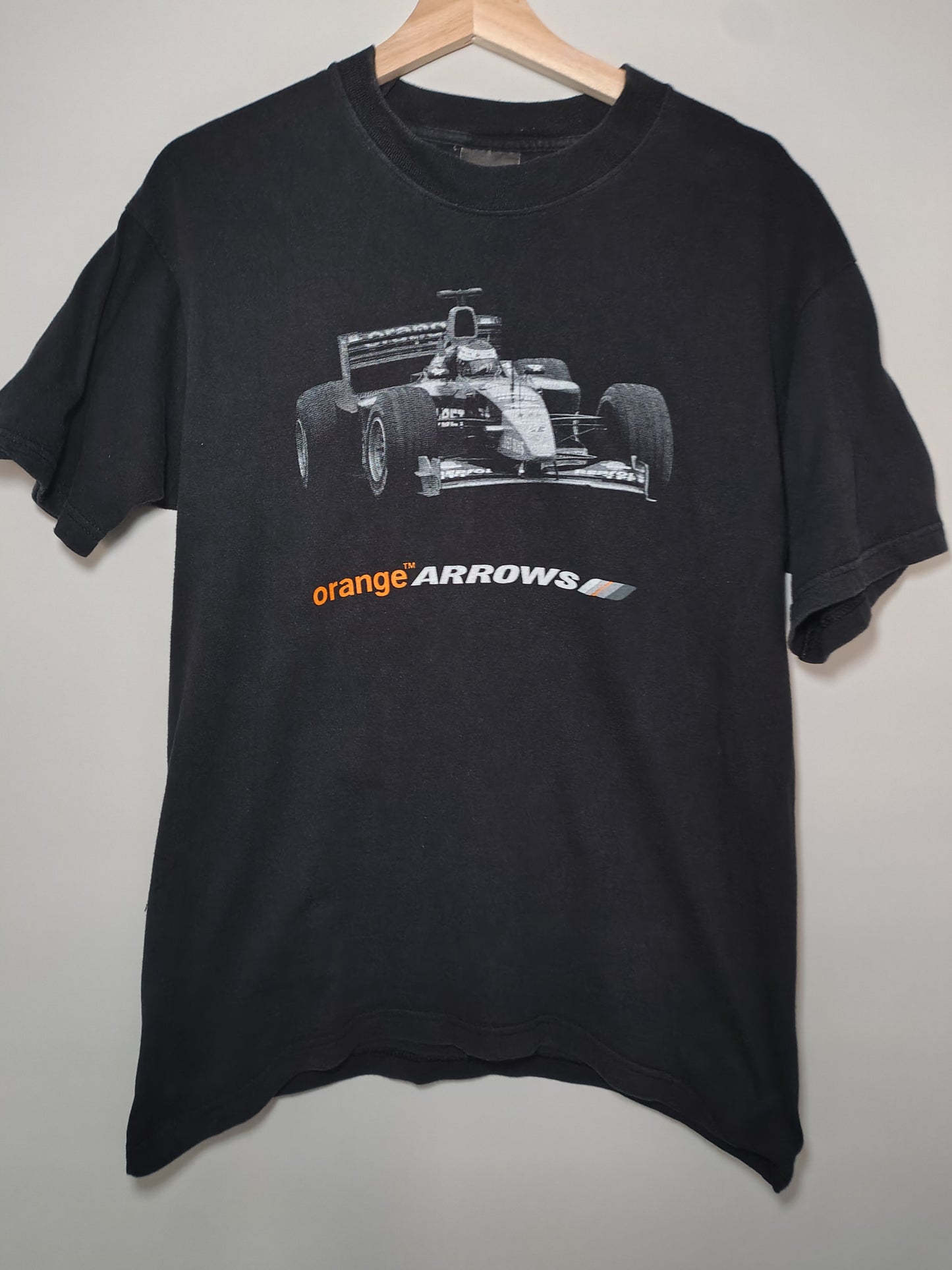Early 2000's Orange Arrows t-shirt formula 1 F1 grand Prix official