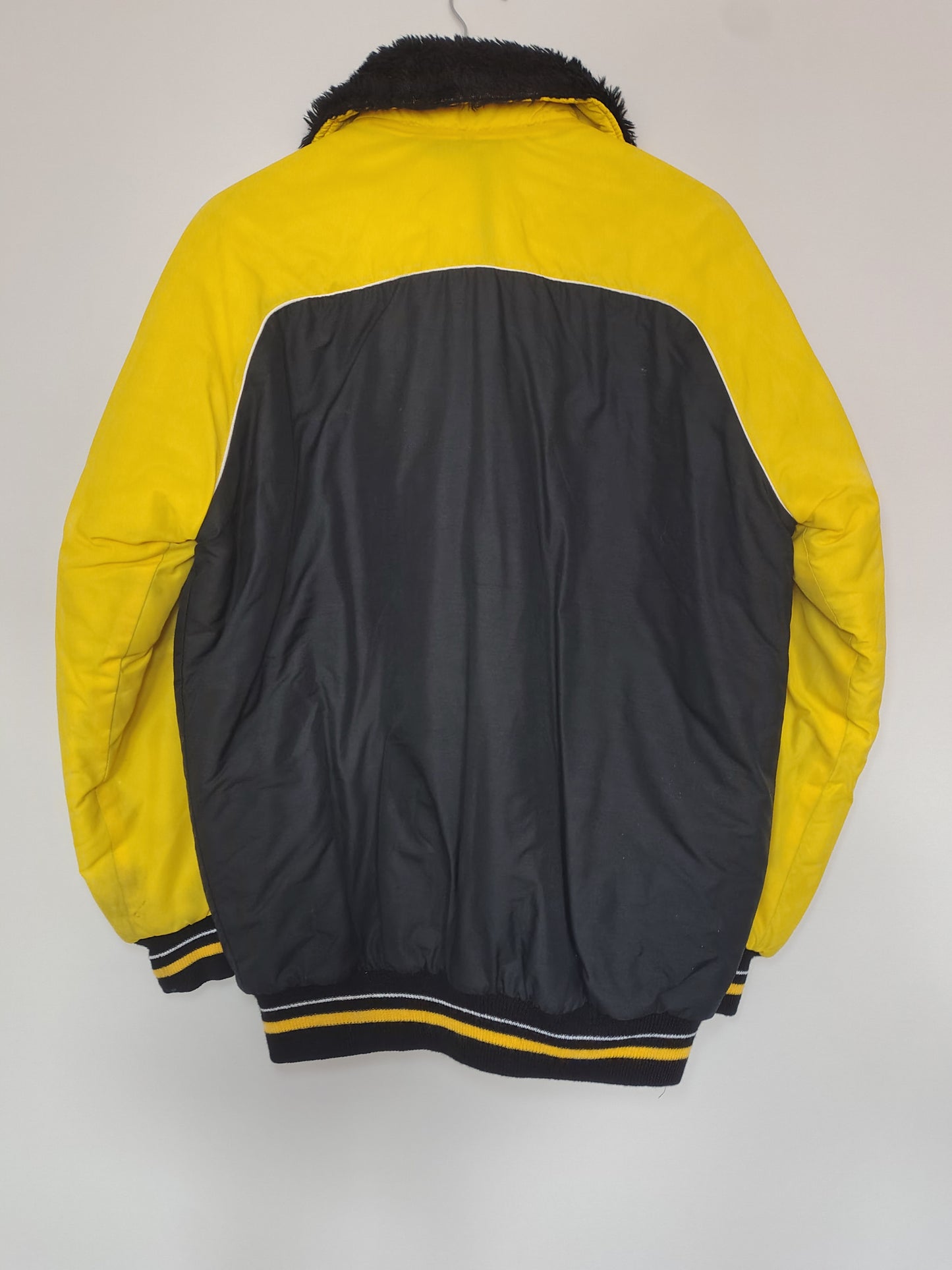 Vintage Renault sport F1 Turbo grid Team Jacket Sherpa Pit Prost Rare France 80s grand Prix formula one Michel Tual
