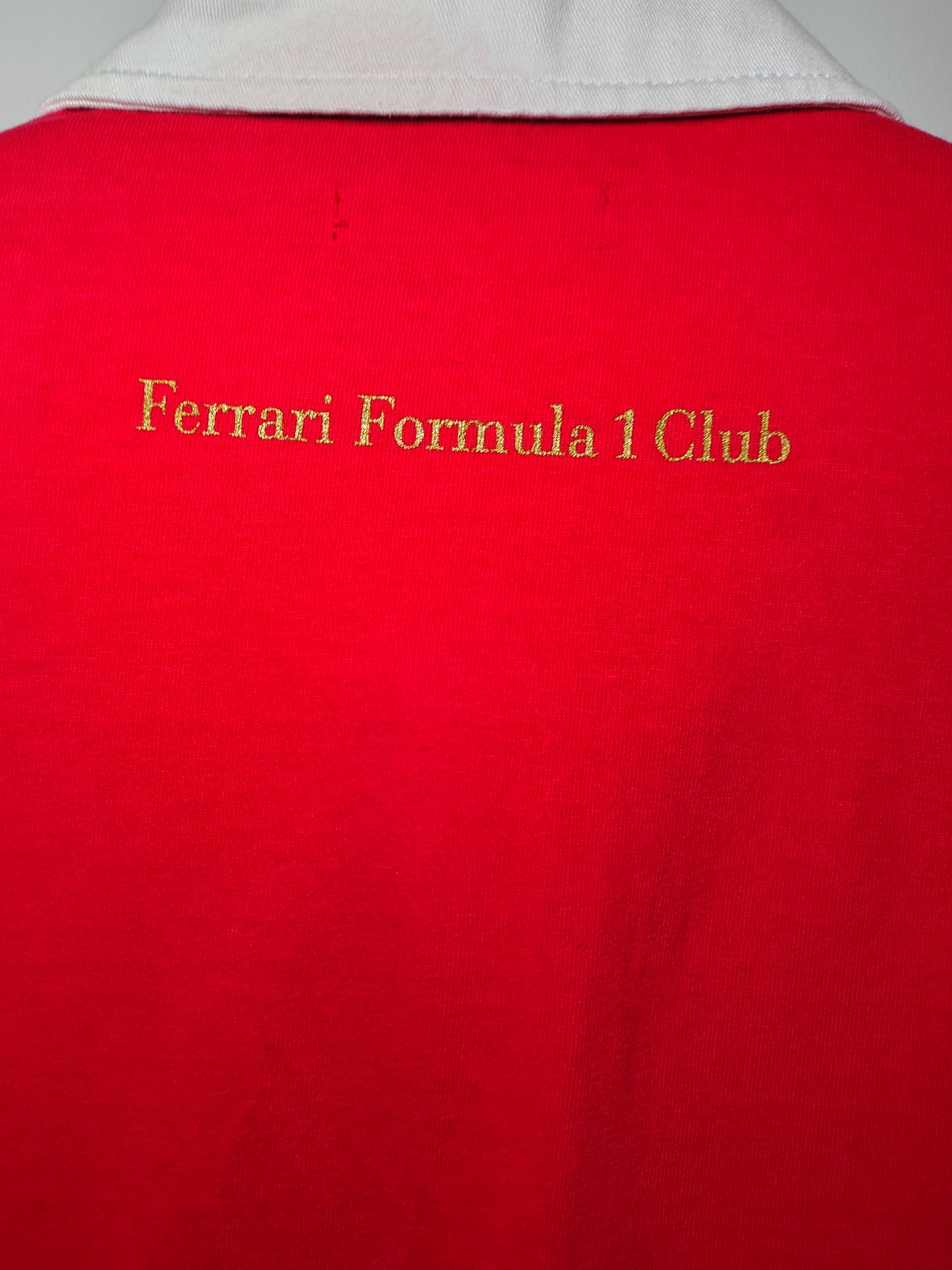 Official Scuderia Ferrari ladies rugby top long sleeve formula 1 F1 grand Prix