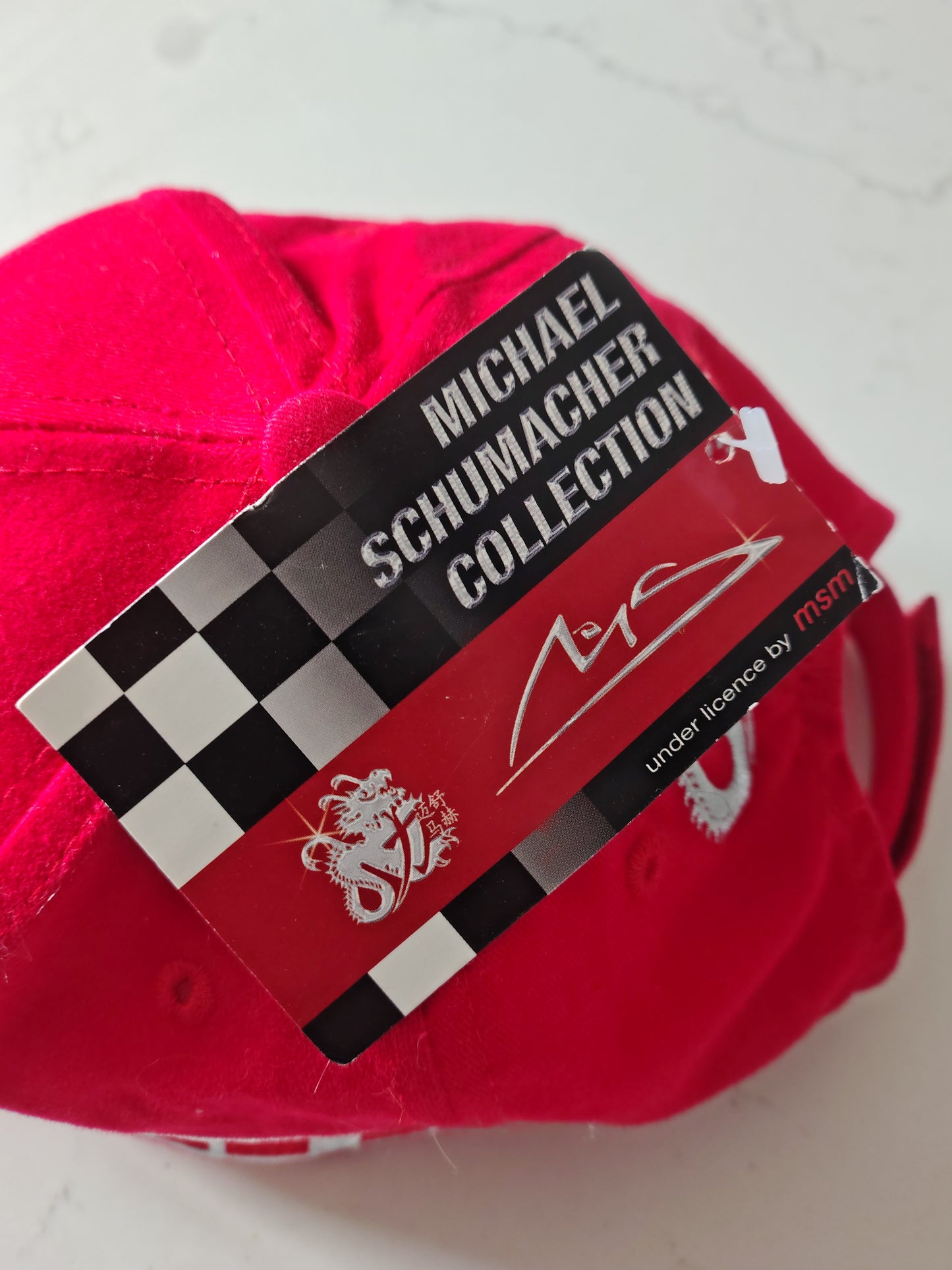 Official Michael Schumacher F1 Ferrari cap hat seven times world champion BNWT circa 2004