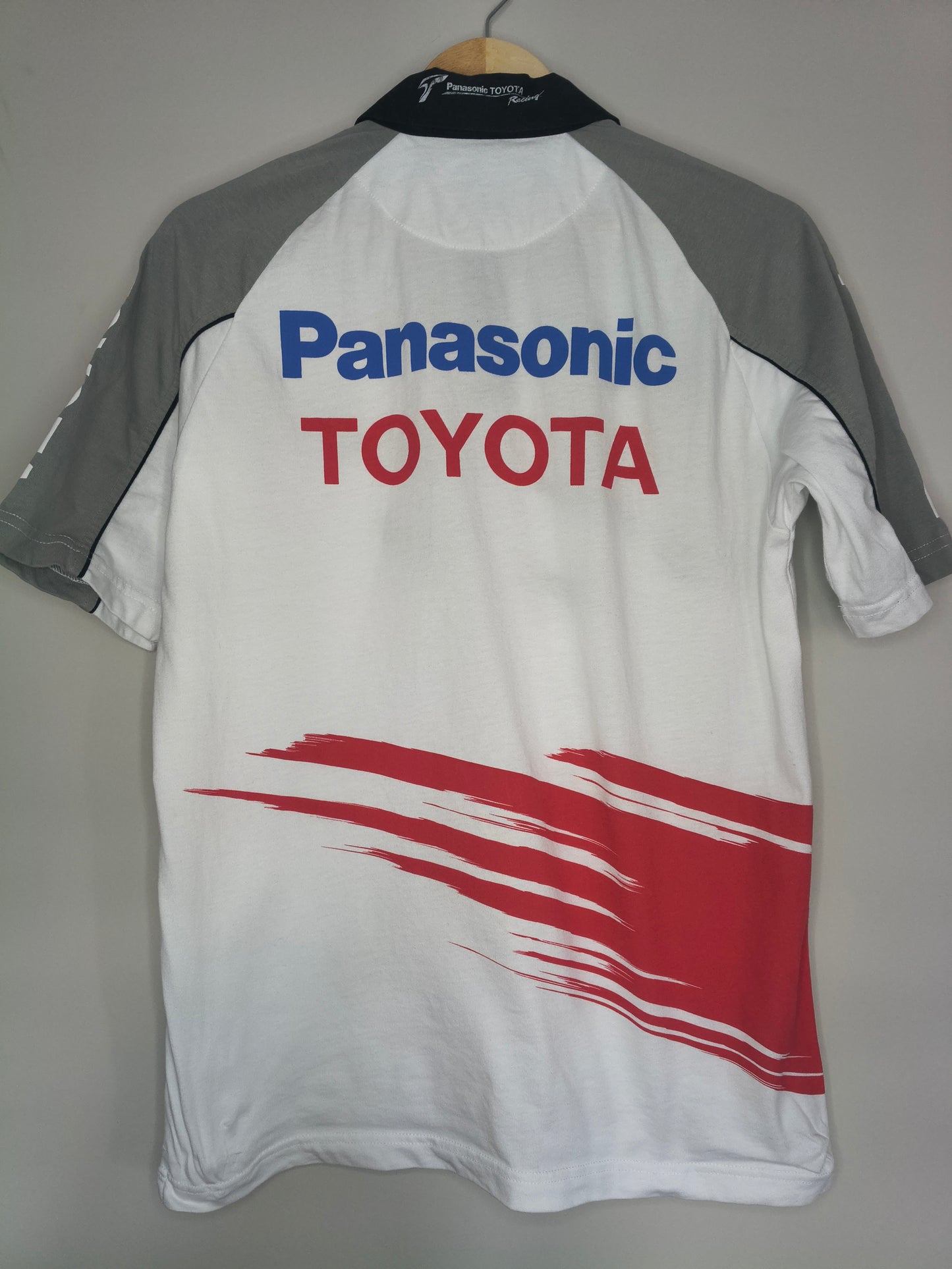 2005 Panasonic Toyota TF105 official team polo shirt t-shirt Ralf Schumacher Jarno Trulli era