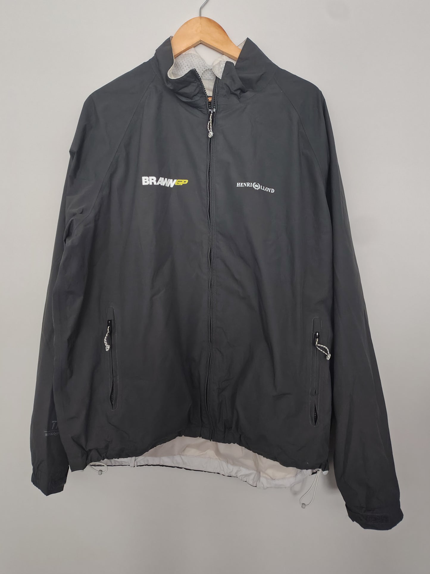 2009 Brawn GP Henri Lloyd lightweight jacket coat formula one F1 grand prix Jenson Button