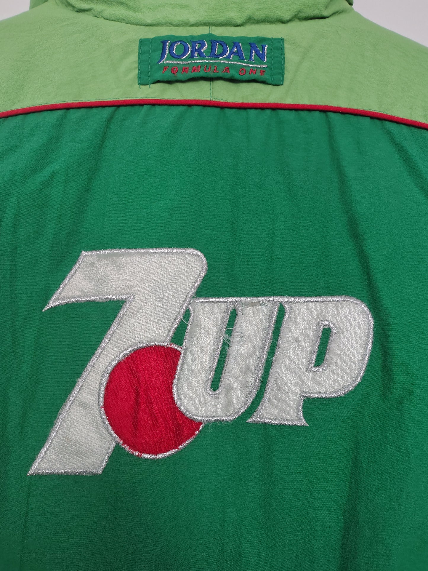 1991 Team 7up Jordan grand Prix formula 1 F1 grid jacket 191 Eddie Ireland Ford vintage rare