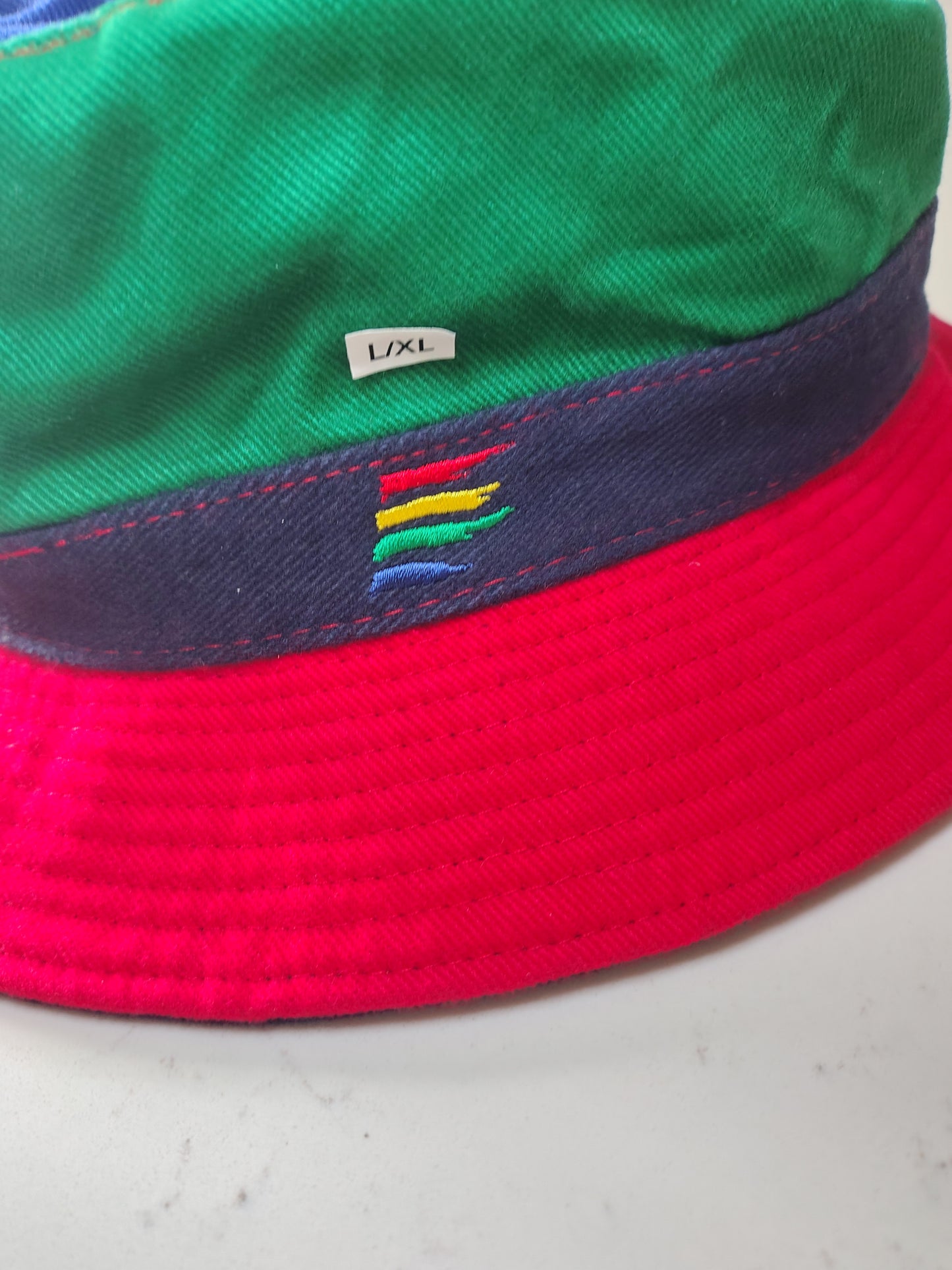 Vintage Benetton F1 reversible bucket hat