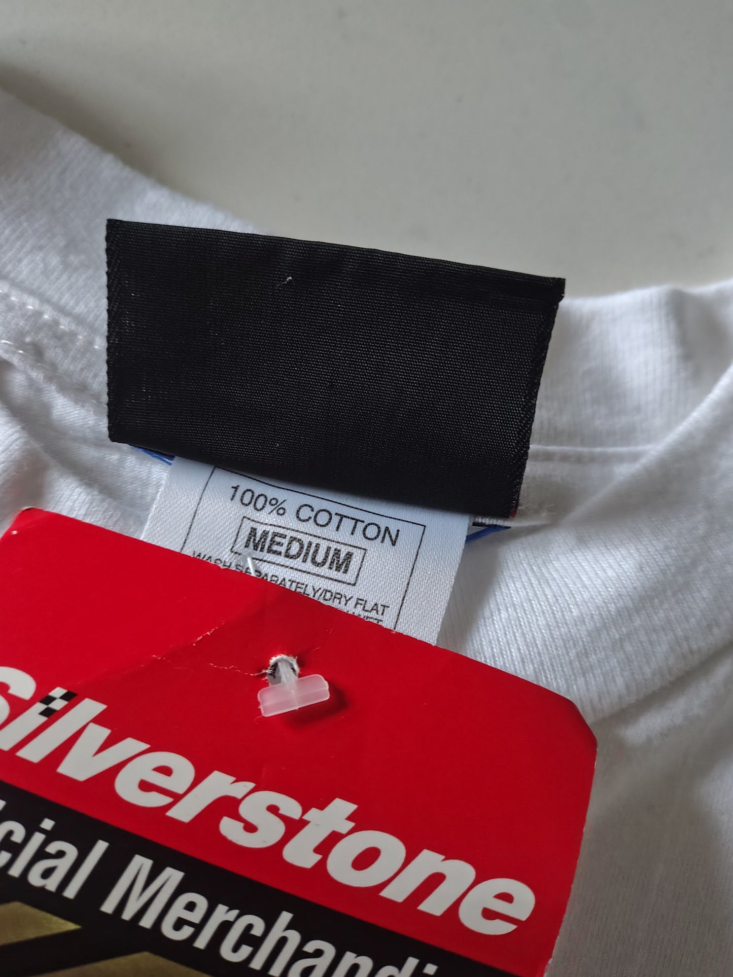 1997 British grand prix official white t-shirt Silverstone formula 1 F1