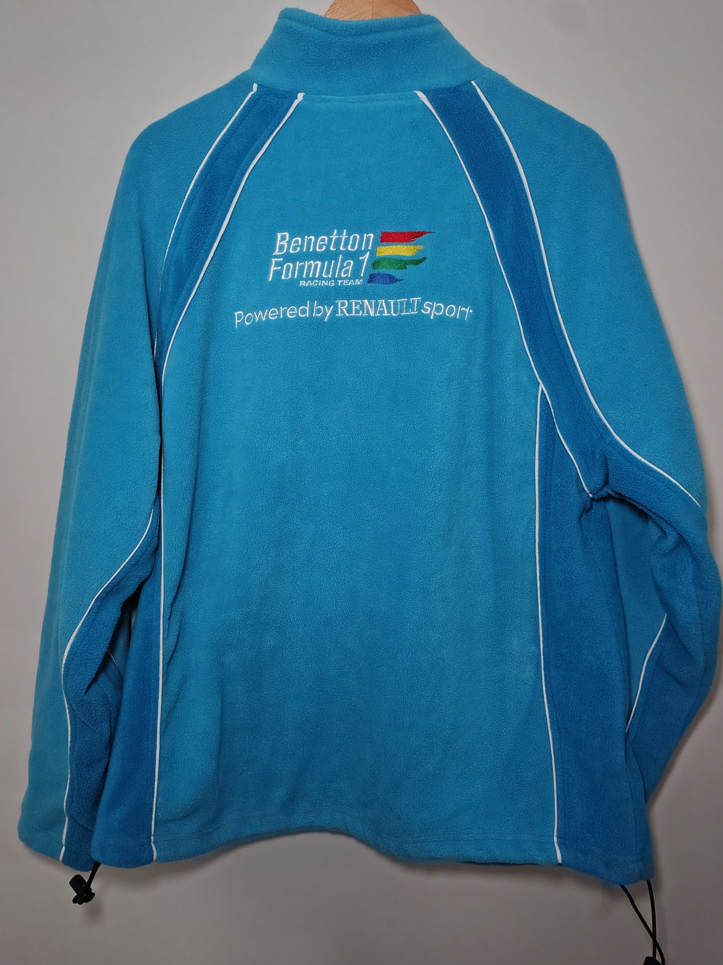 2001 Benetton Formula 1 powered by Renault Sport grid full zip fleece team track F1 grand Prix Jenson Button Giancarlo Fisichella