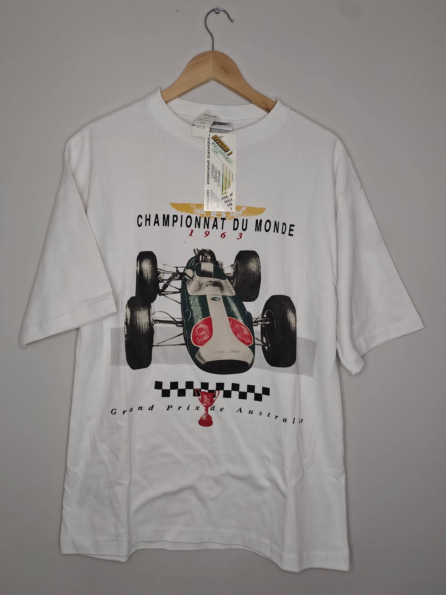 1991 Jim Clark world champion Lotus t-shirt formula 1 F1 grand prix