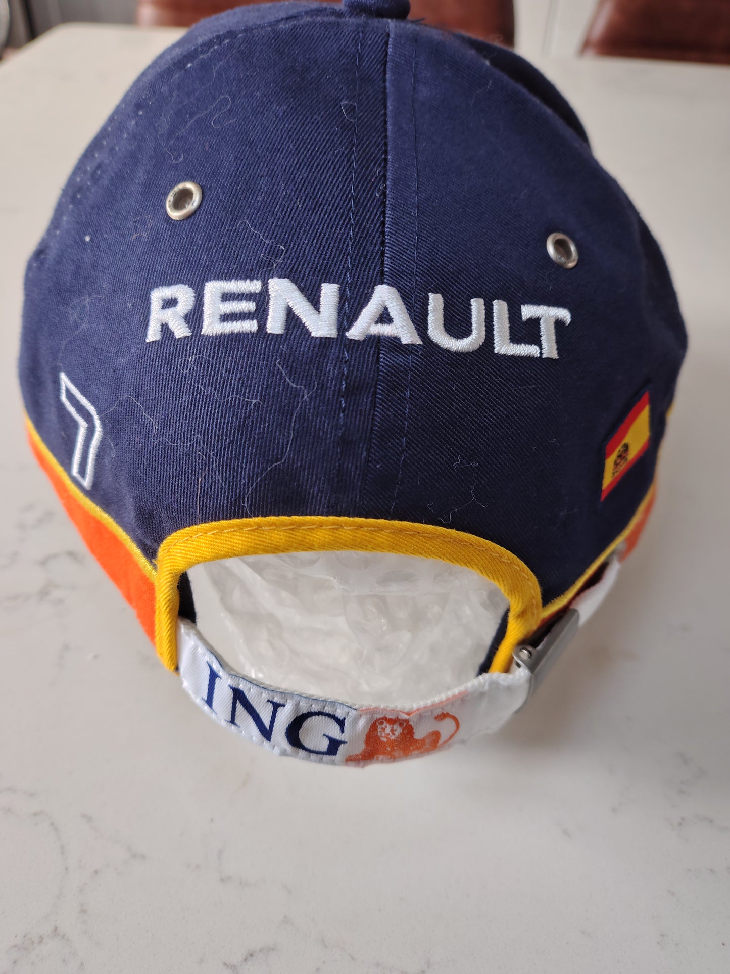 Vintage ING Renault F1 Team Cap Hat Fernando Alonso Briatore Official