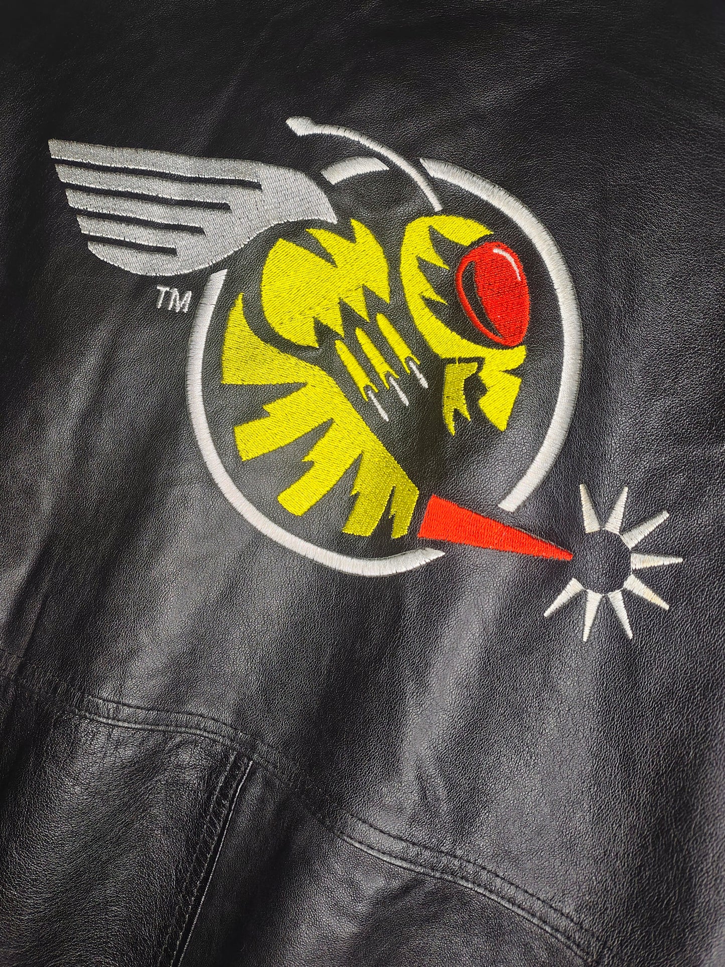 1998 Jordan Grand prix Buzzin Hornets leather jacket official F1 Heinz-Harald Frentzen Eddie Damon Hill 198 Mugen Honda Ralf Schumacher Spa