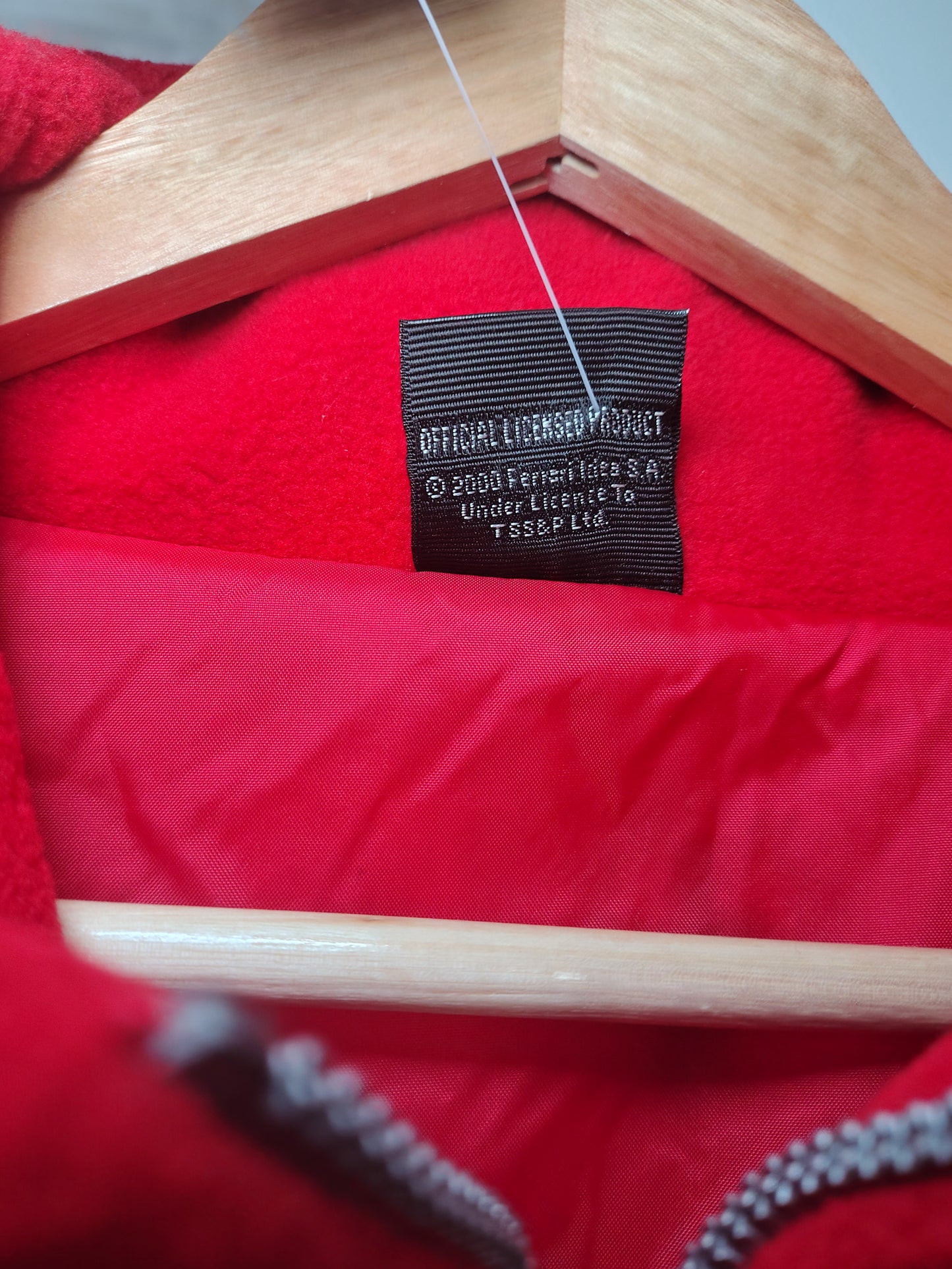 2002 Official Scuderia Ferrari Vodafone full zip grid fleece F1 formula 1 grand Prix Michael Schumacher era Vintage