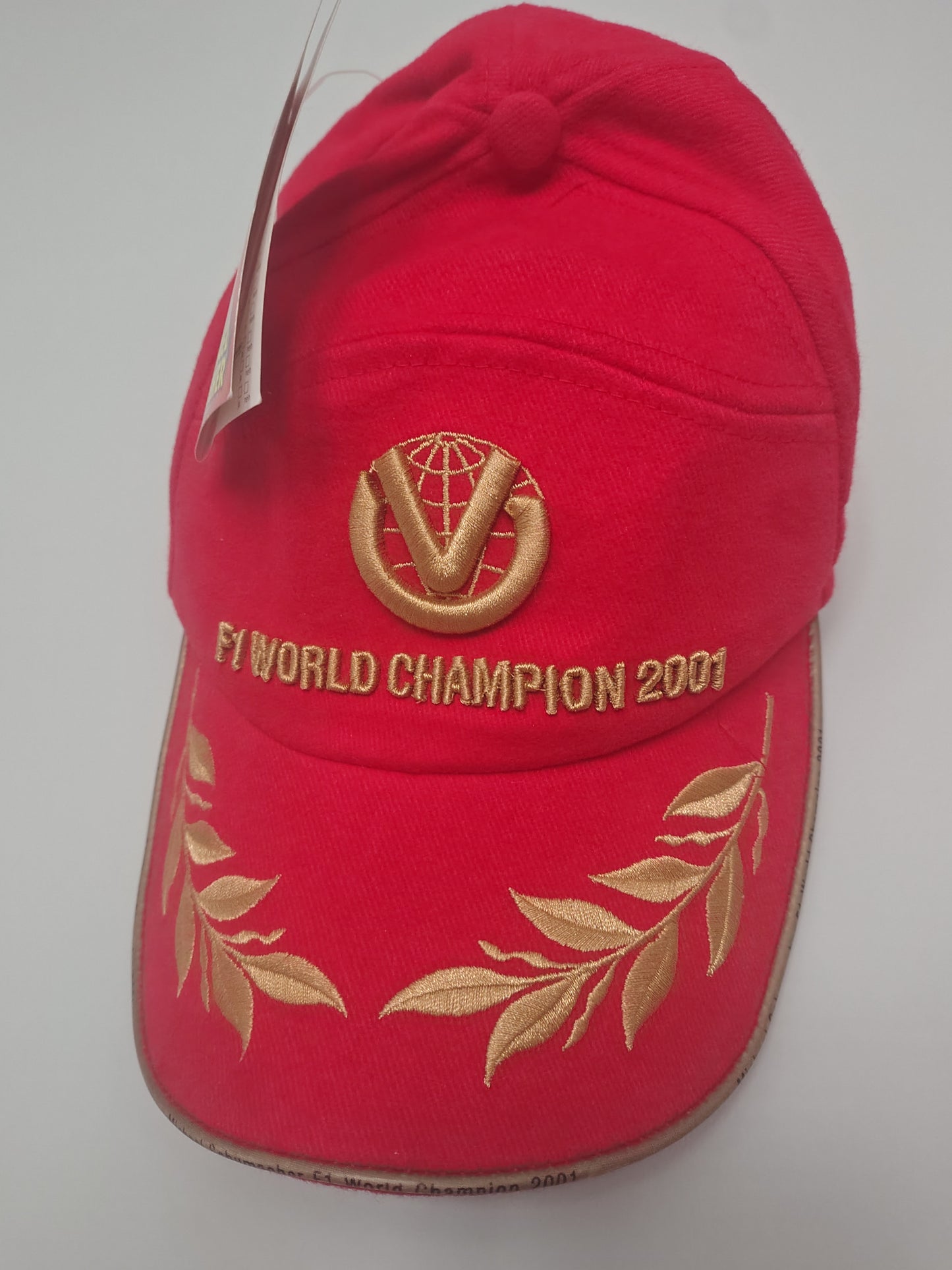 2001 Michael Schumacher Ferrari world champion cap hat formula 1 F1 grand Prix