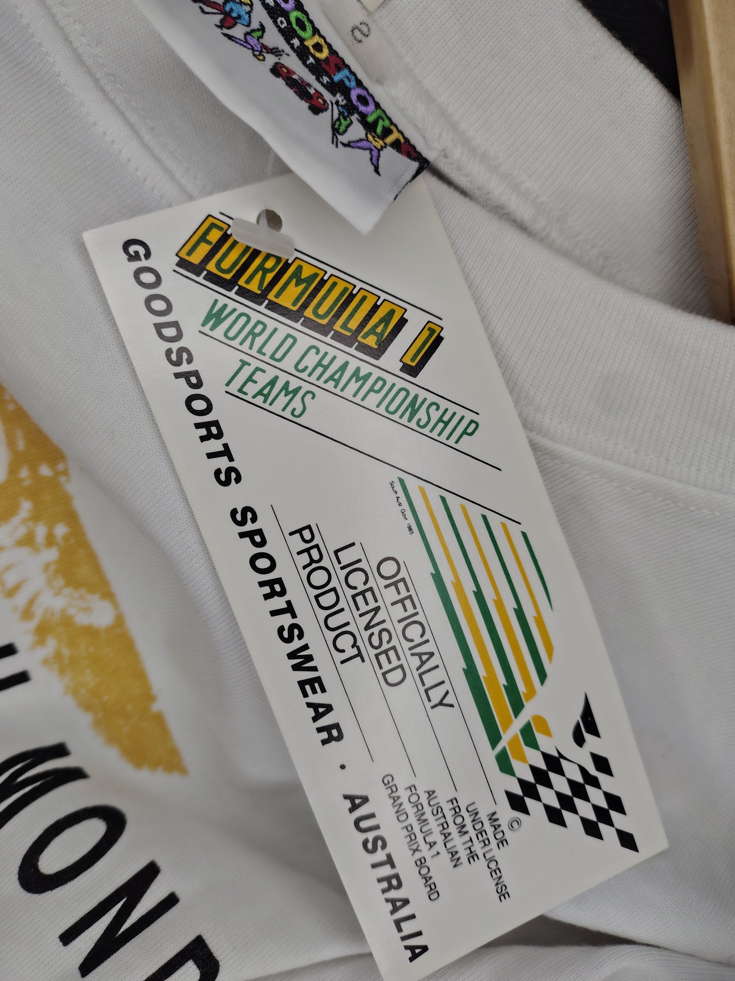 1991 Jim Clark world champion Lotus t-shirt formula 1 F1 grand prix
