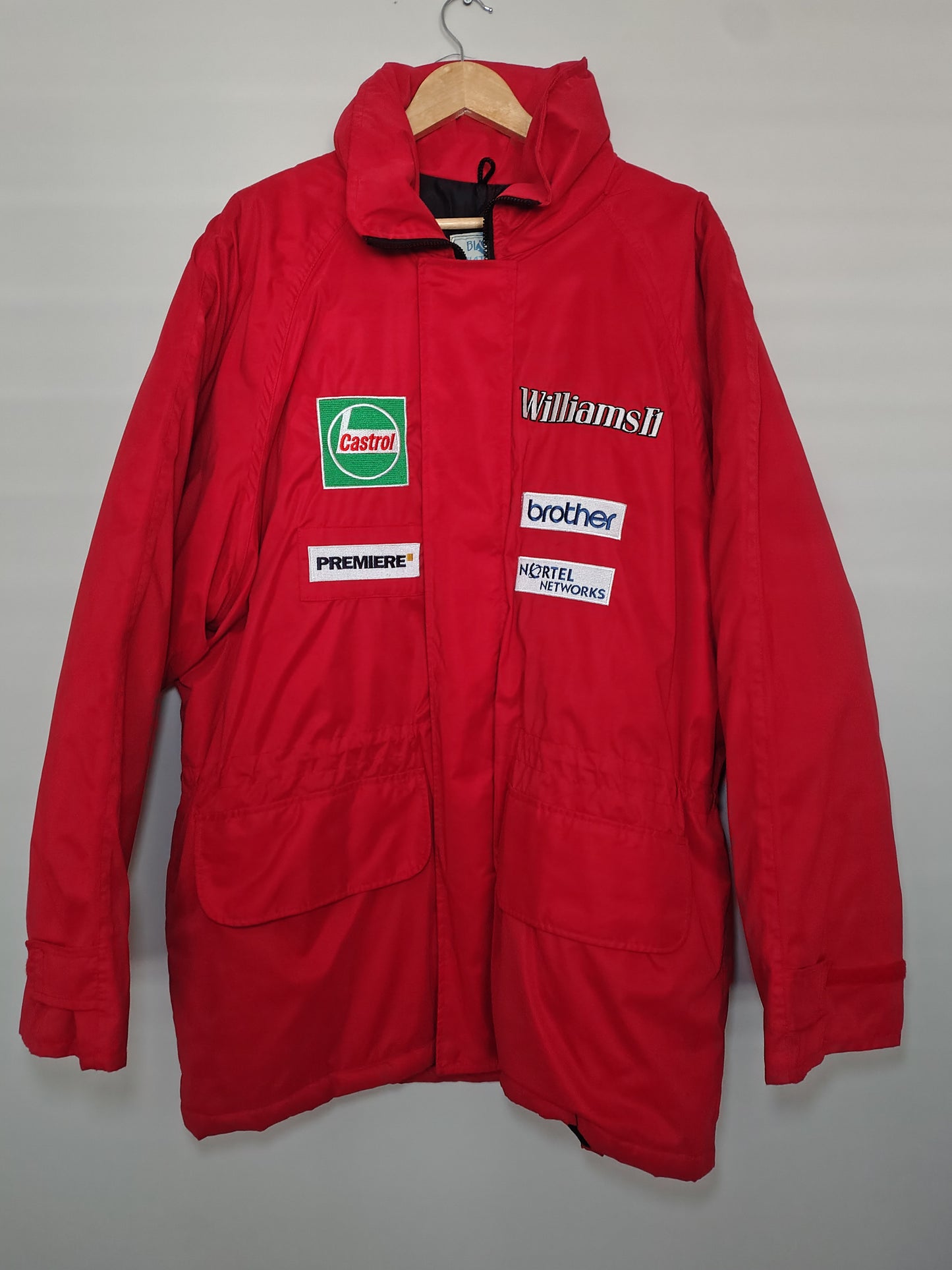 1999 Williams F1 track grid Jacket Team Pit Jacket Schumacher Zanardi FW21 Rare formula one grand Prix