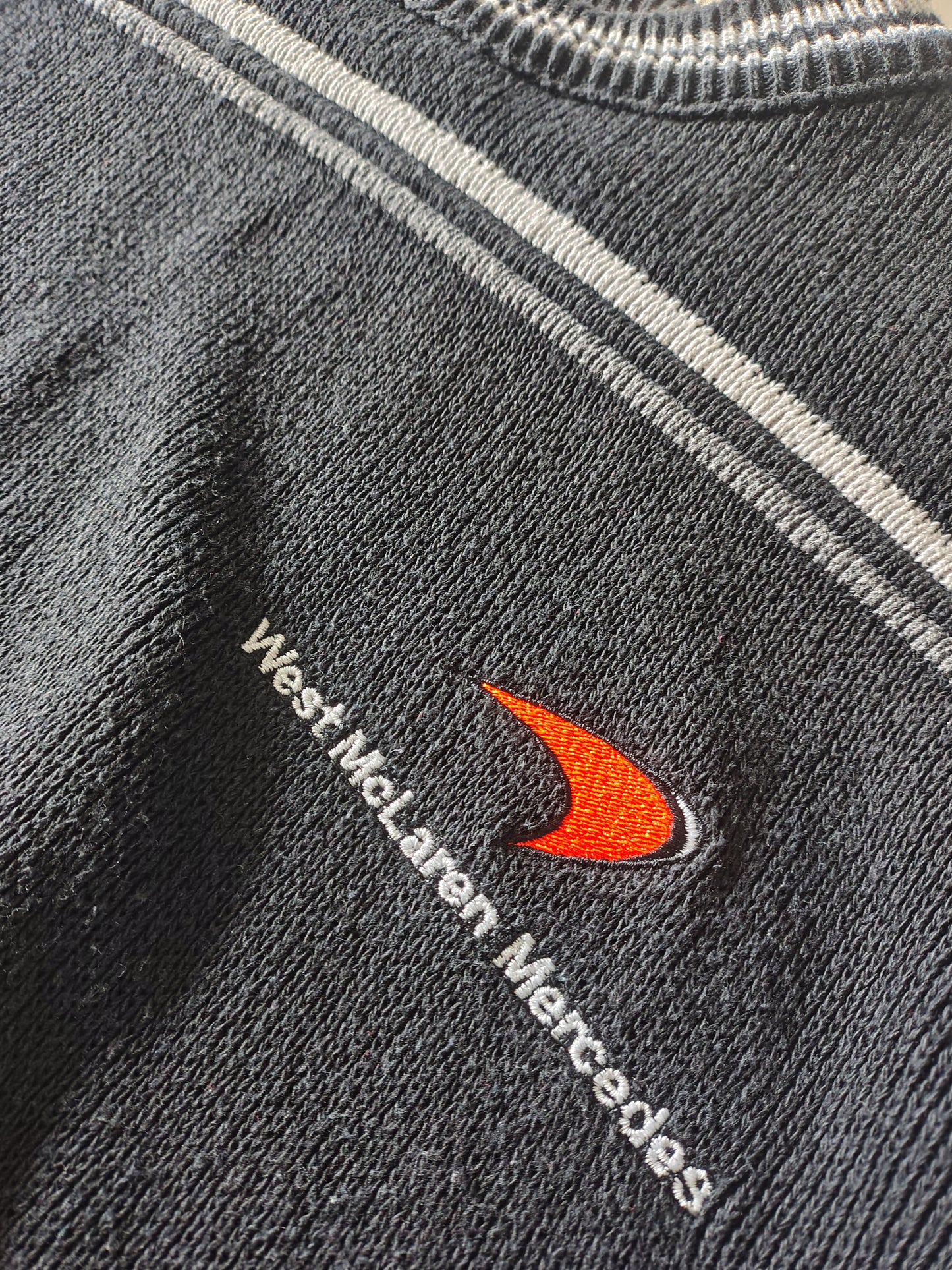 Official West McLaren Mercedes sweatshirt jumper sweater medium Hakkinen Coulthard Raikkonen