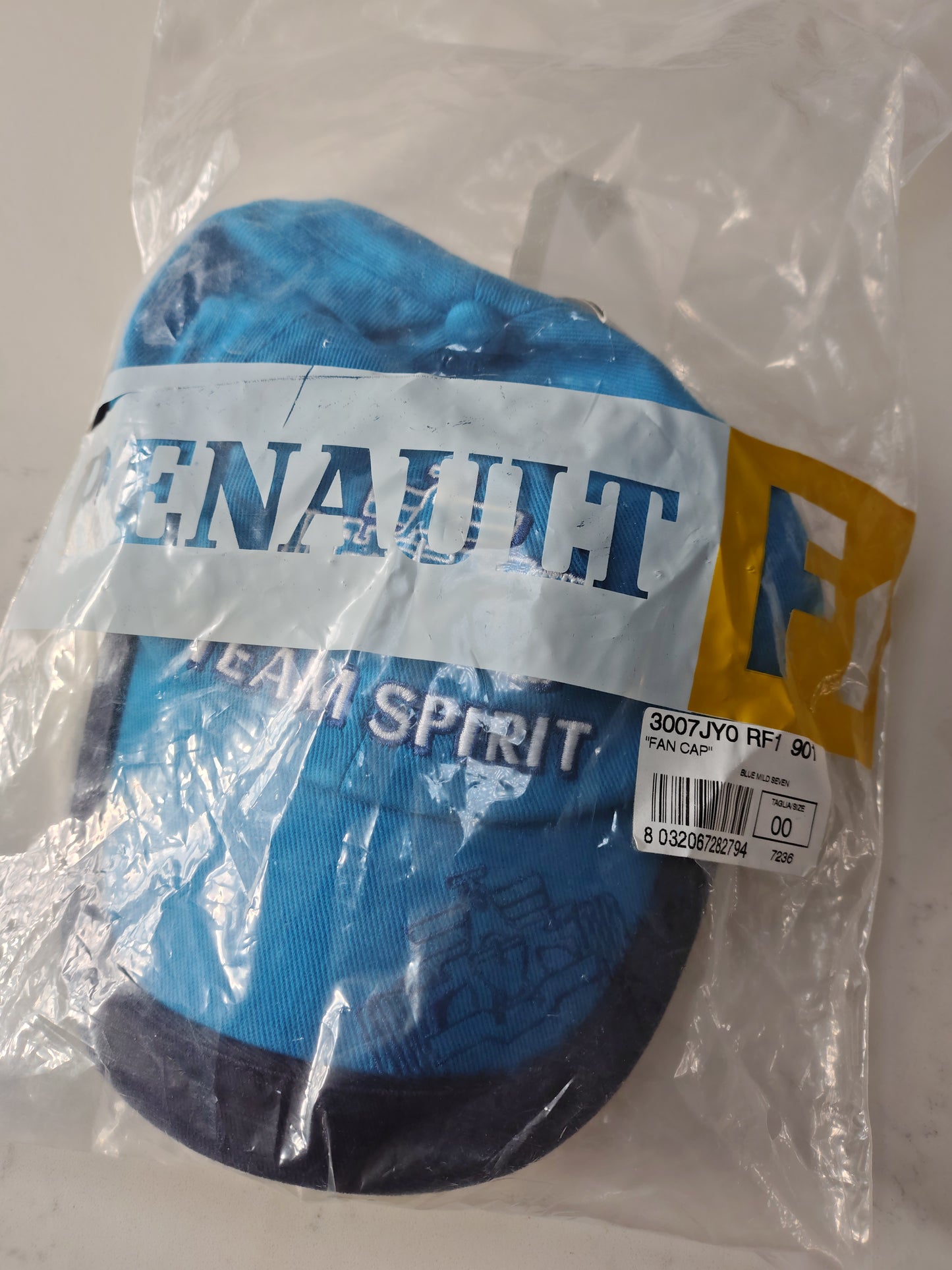 Official Puma Renault F1 Cap Hat Fernando Alonso Jarno Trulli Mild Seven Grand Prix circa 2004 Rare