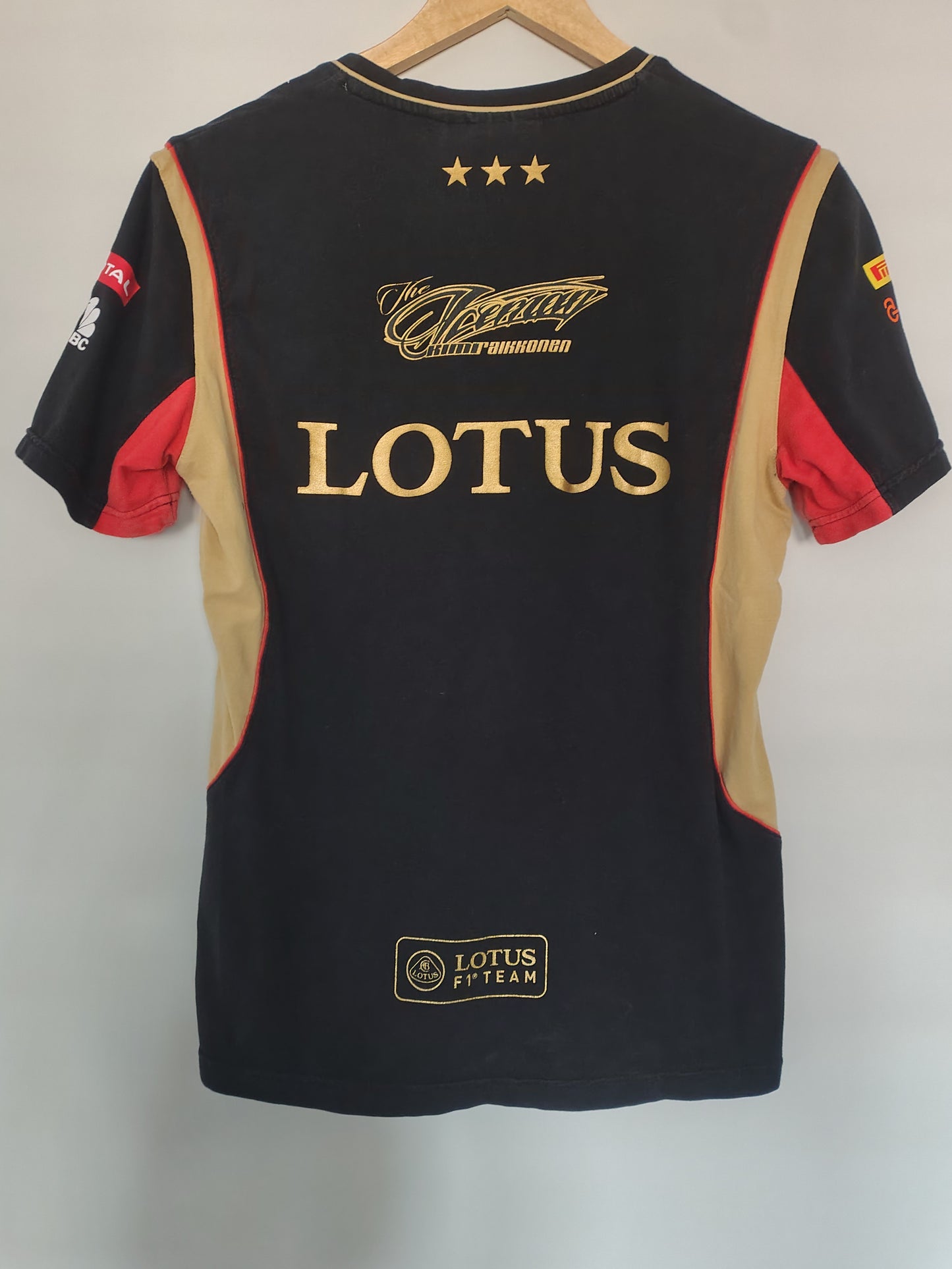 Official Lotus Kimi Raikkonen ladies baby tee top t-shirt medium formula one F1 grand prix