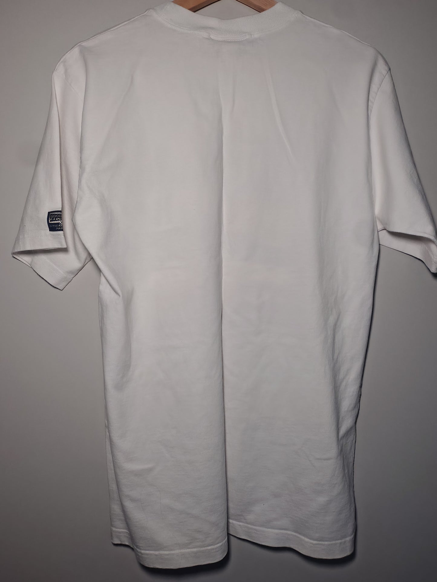 Vintage 1996 Rothmans Williams Jacques Villeneuve white t-shirt small