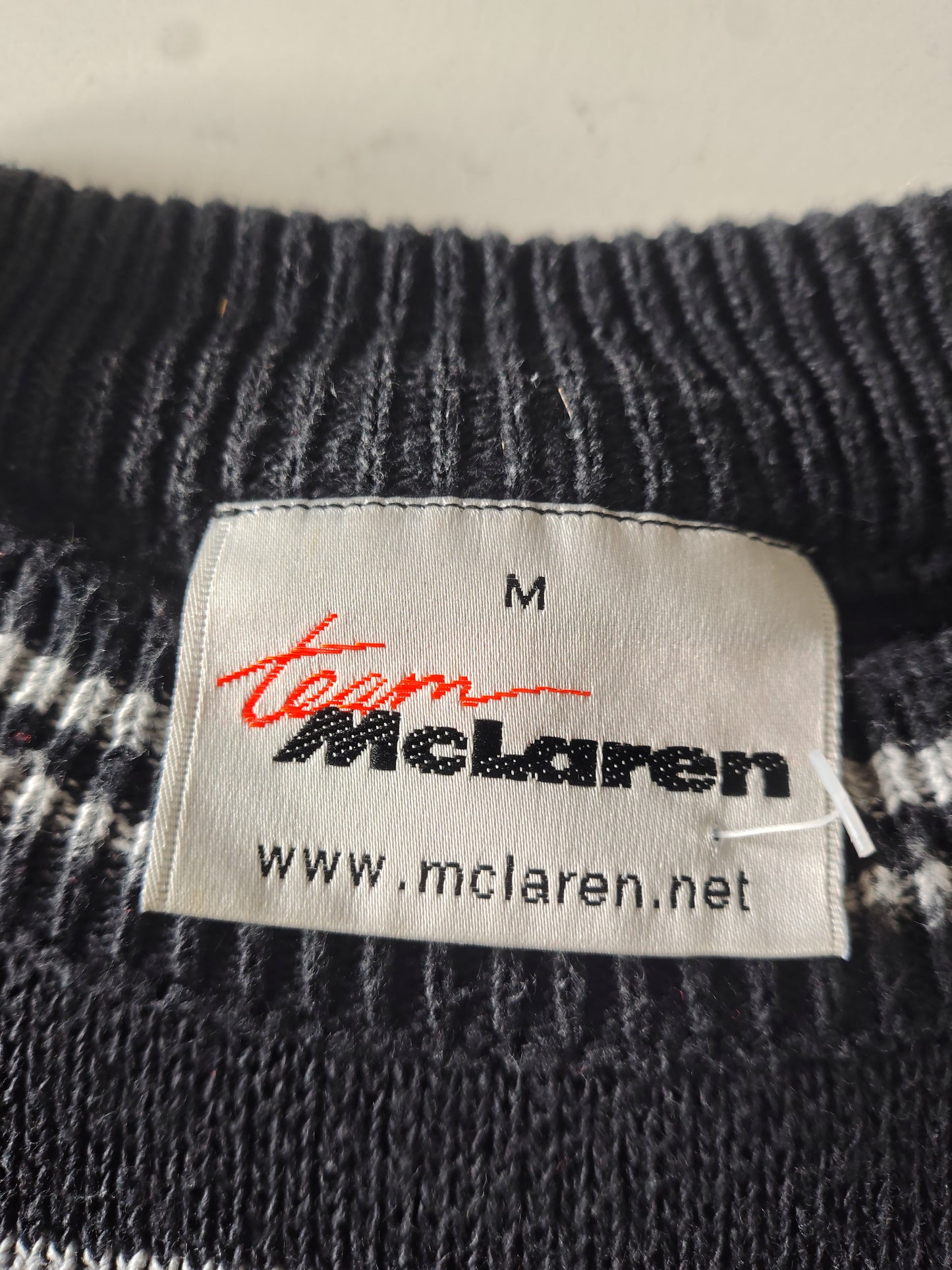 Official West McLaren Mercedes sweatshirt jumper sweater medium Hakkinen Coulthard Raikkonen