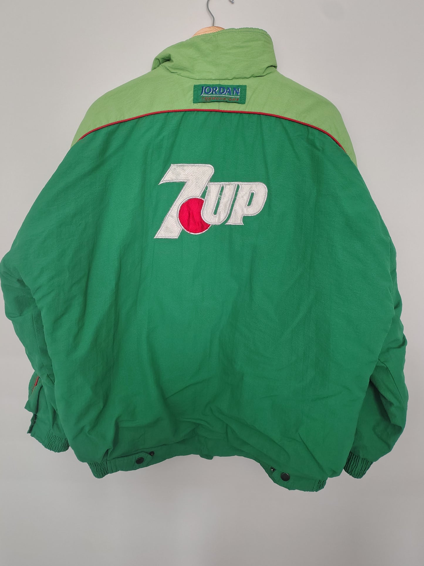 1991 Team 7up Jordan grand Prix formula 1 F1 grid jacket 191 Eddie Ireland Ford vintage rare