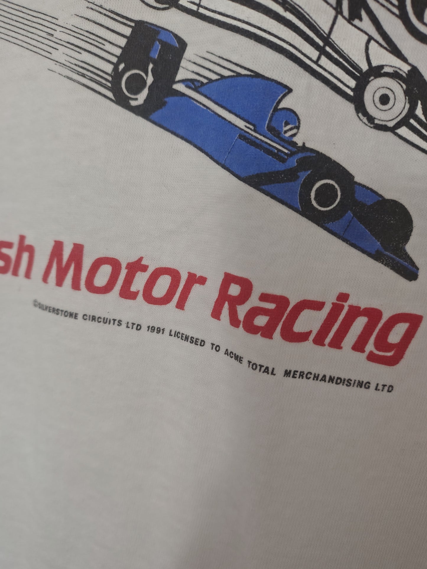 1991 Silverstone circuit t-shirt official British grand Prix F1 formula 1 single stitch vintage