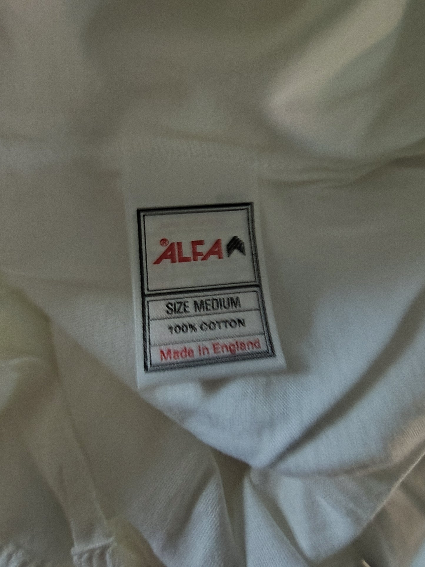 Official Leyton House Maurício Gugelmin t-shirt white medium made in Britain circa 1990