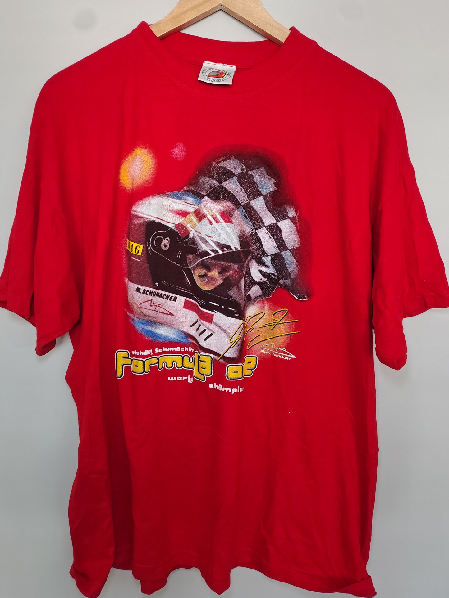 Official Michael Schumacher F1 red t-shirt