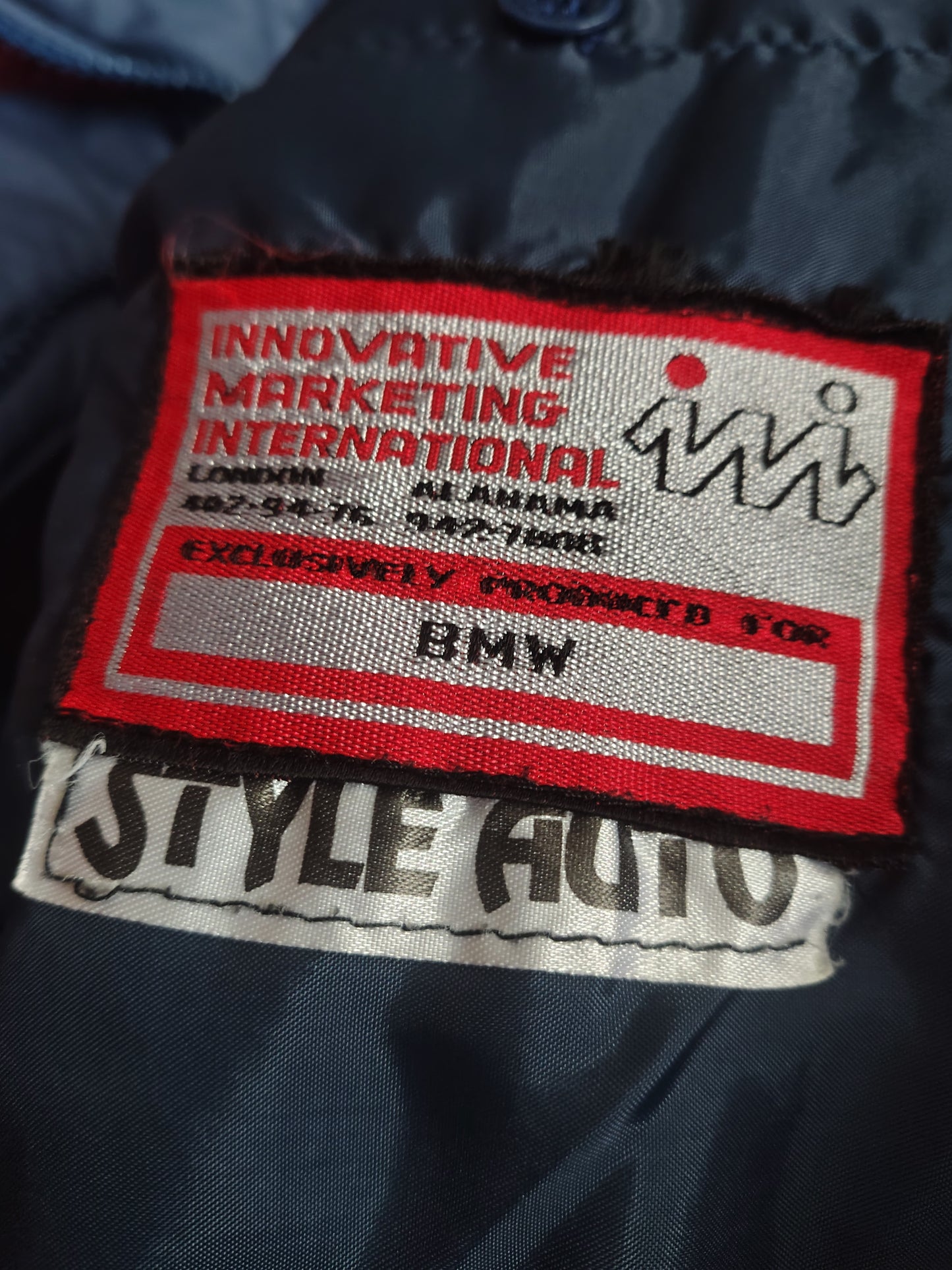 Vintage BMW jacket coat by Style Auto rally touring DTM M1 M3 procar Brabham M12 turbo