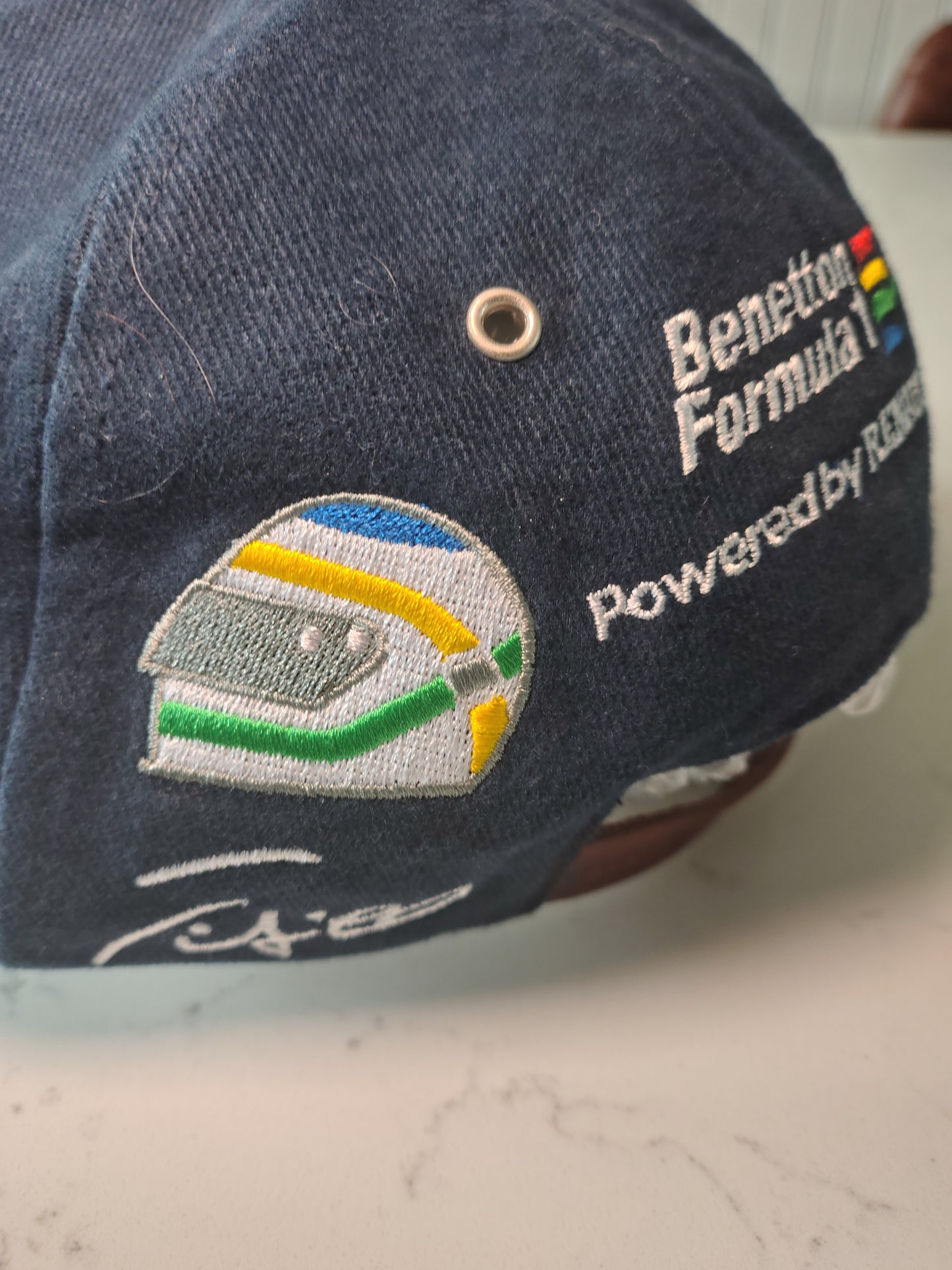 Official Benetton Giancarlo Fisichella F1 Cap Hat Renault Grand Prix Mild Seven
