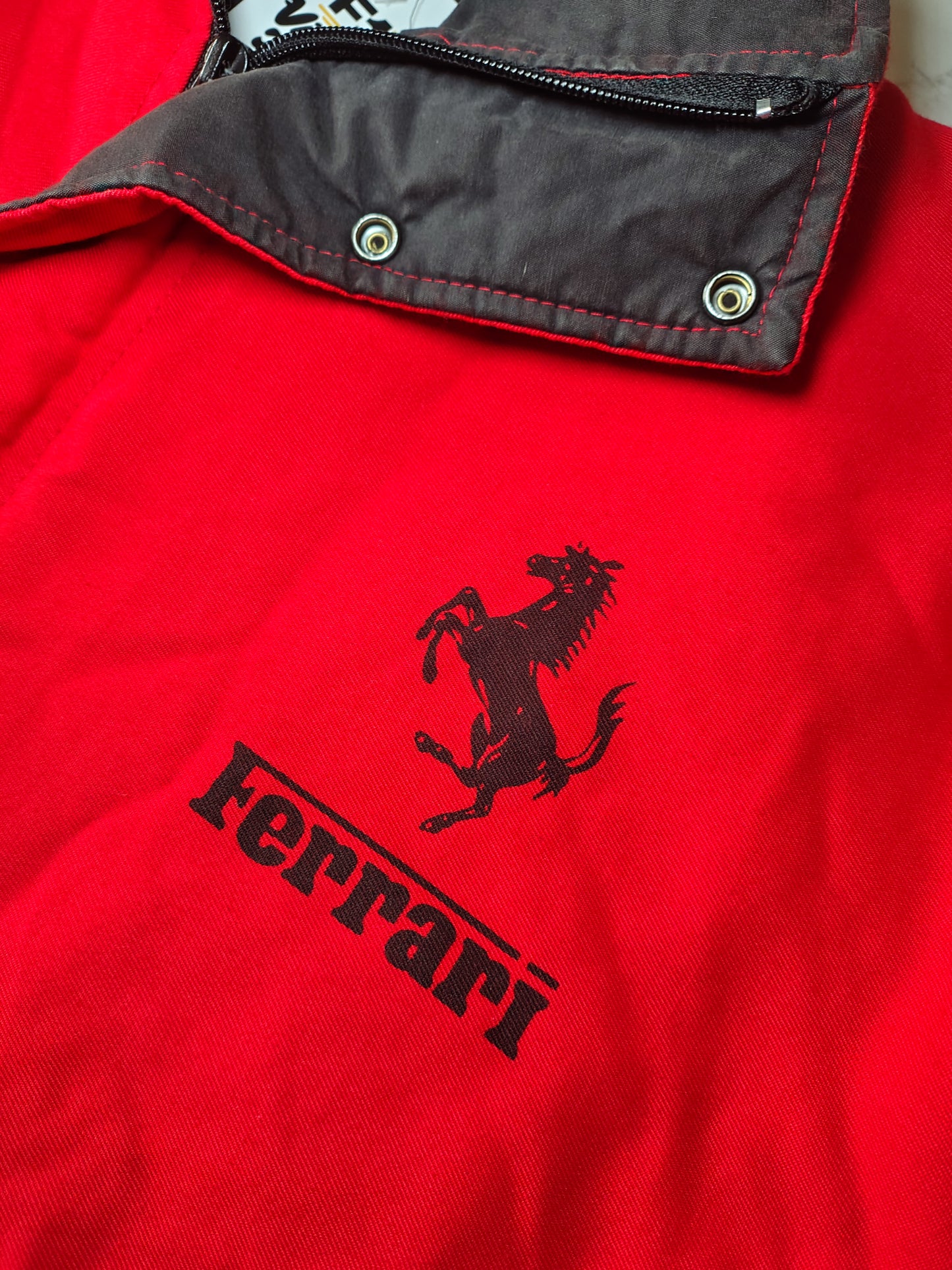 Vintage Scuderia Ferrari jacket made in UK formula one F1 grand Prix