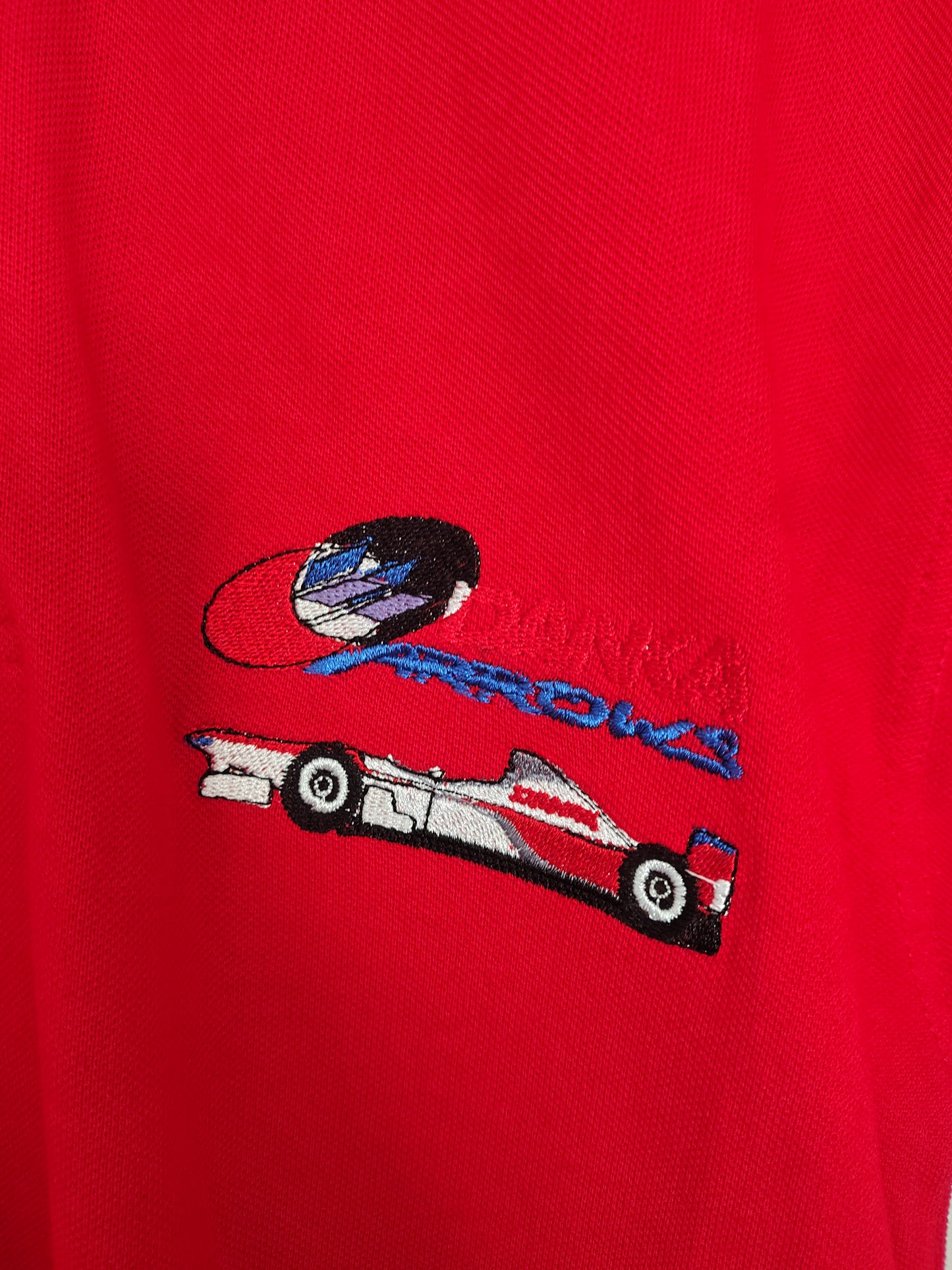 1997 Danka Arrows Yamaha A18 polo shirt Damon Hill formula one F1 grand prix