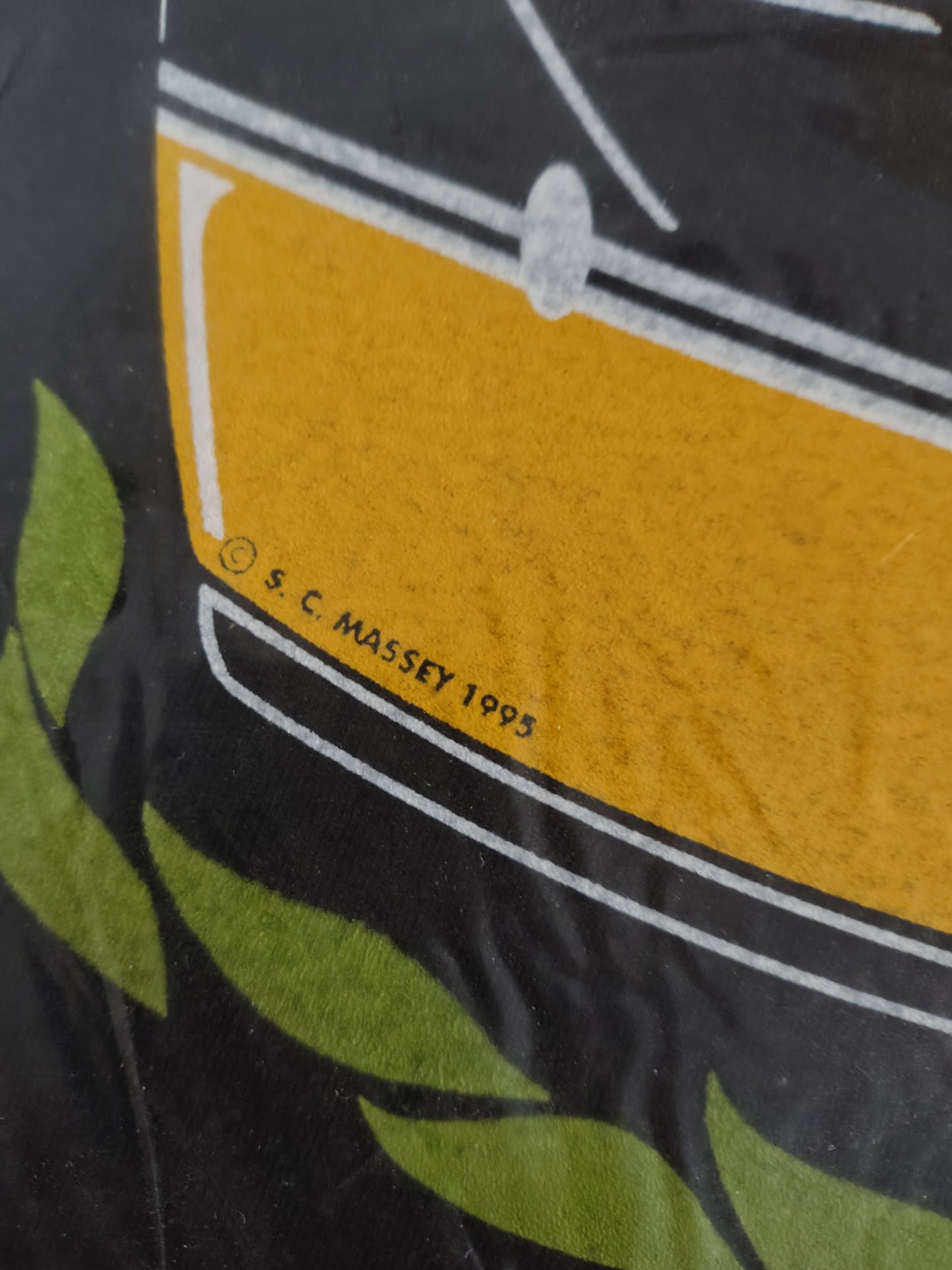 Vintage 1995 Ayrton Senna t-shirt XL Brazil screen print McLaren Lotus Toleman Senninha