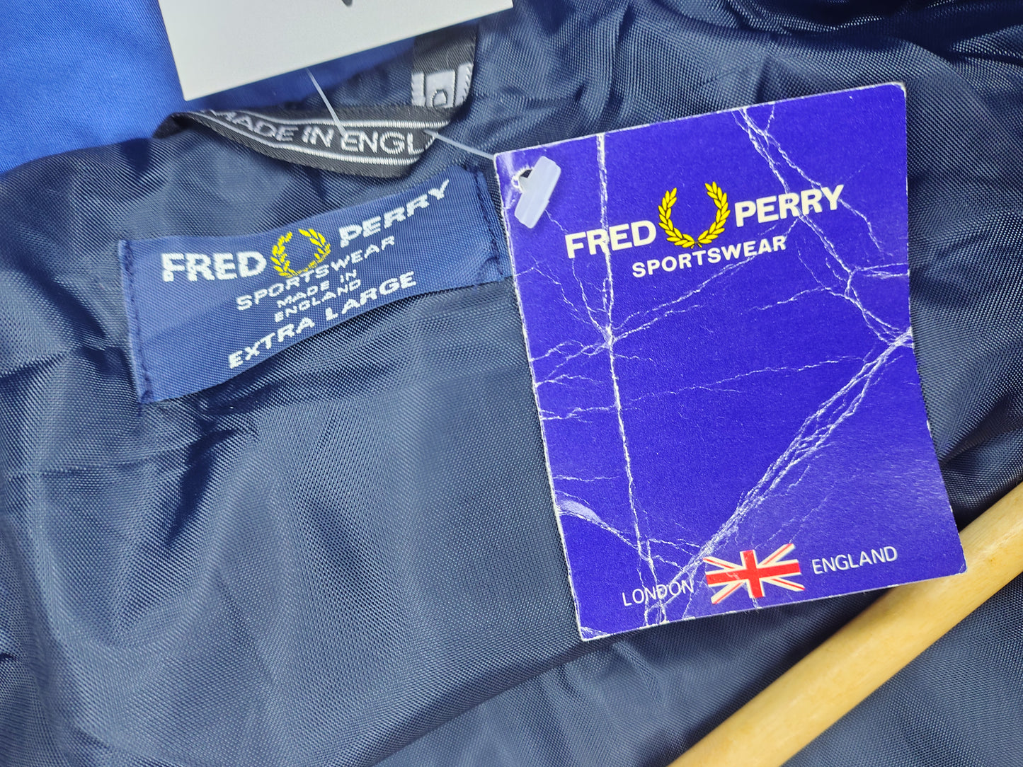1992 Canon Williams Fred Perry Jacket Mansell Prost pit track grid Grand Prix F1 FW14B Deadstock made in England with tags