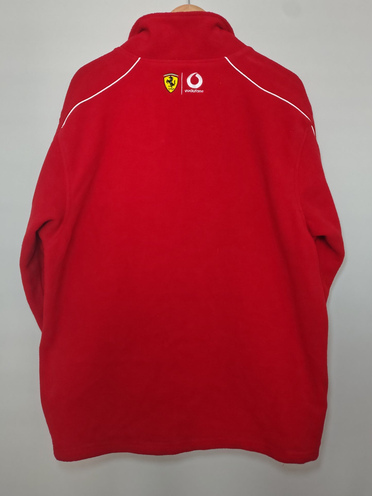 2002 Official Scuderia Ferrari Vodafone full zip grid fleece F1 formula 1 grand Prix Michael Schumacher era Vintage