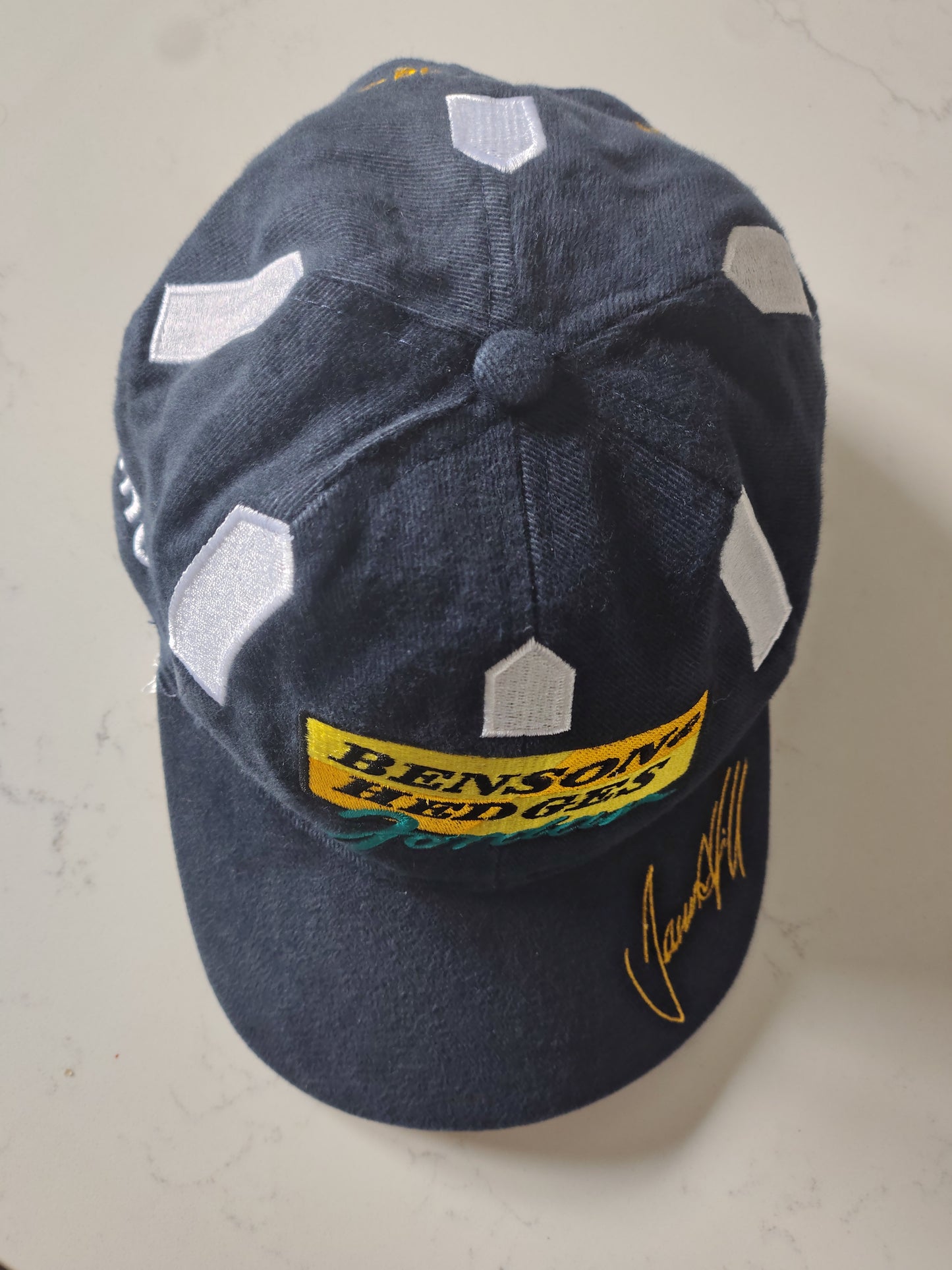 Official Jordan Grand Prix Damon Hill cap hat F1 Benson & hedges