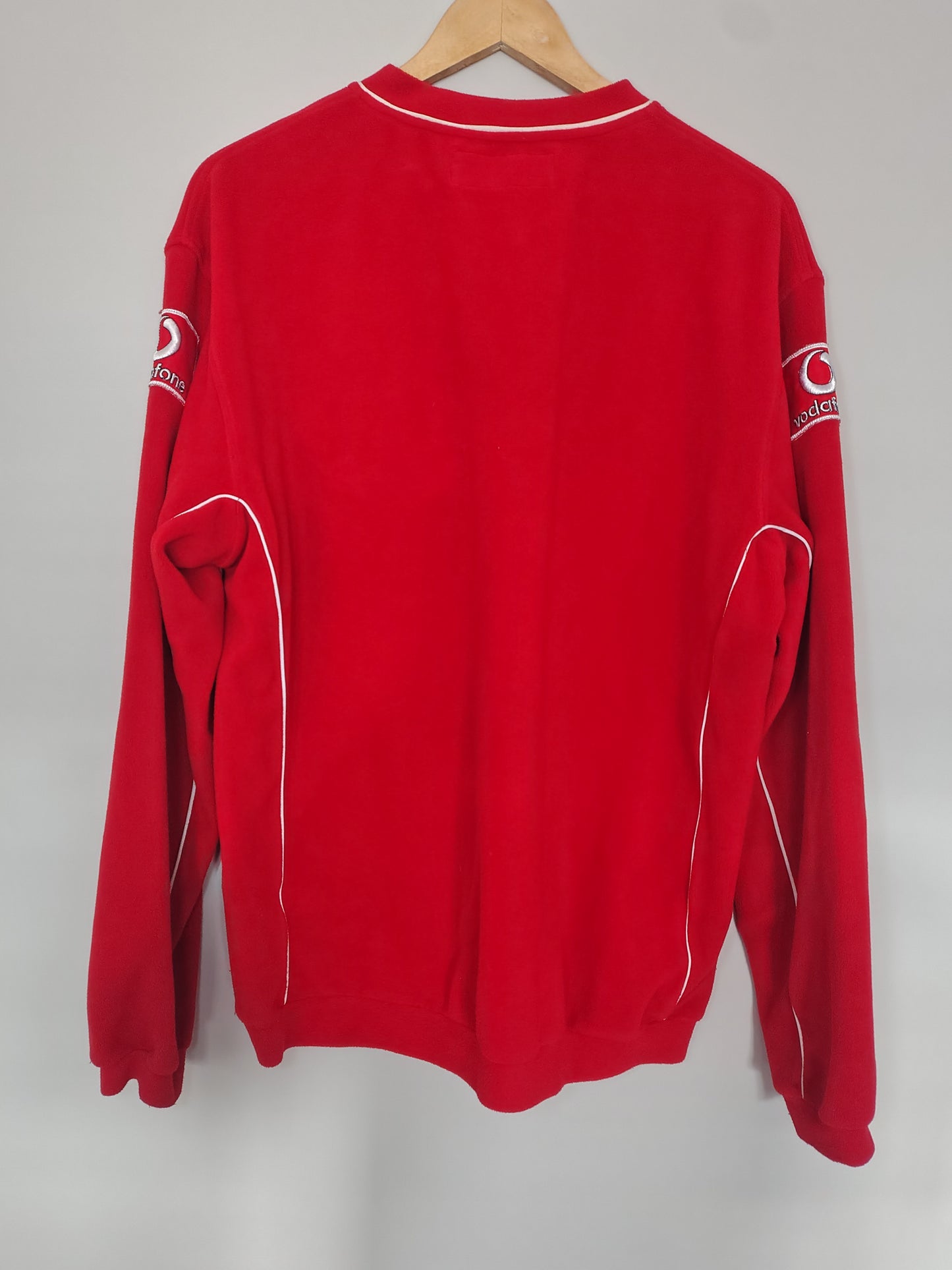 2003 Scuderia Ferrari Fila fleece v-neck Vodafone formula one F1 grand prix Michael Schumacher era