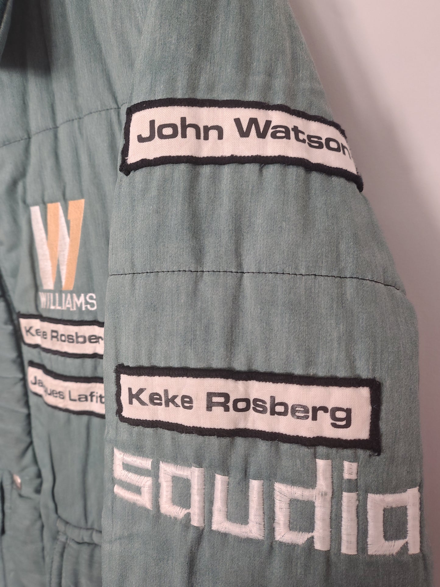 Vintage TAG Williams Albilad-Saudia Grand Prix Jacket FW08 Formula 1 grand Prix Prost Lauda Watson Rosberg