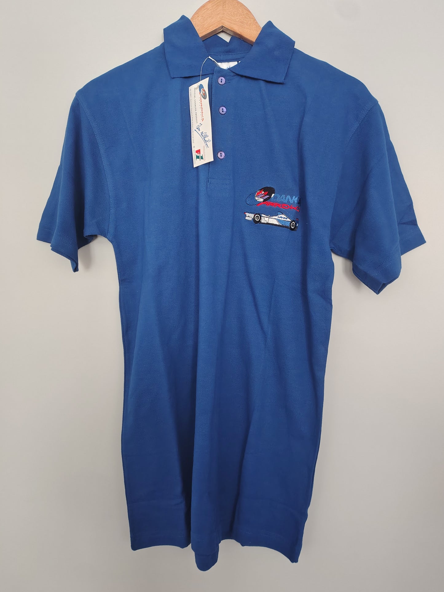 1997 Danka Arrows Yamaha A18 polo shirt Damon Hill formula one F1 grand prix