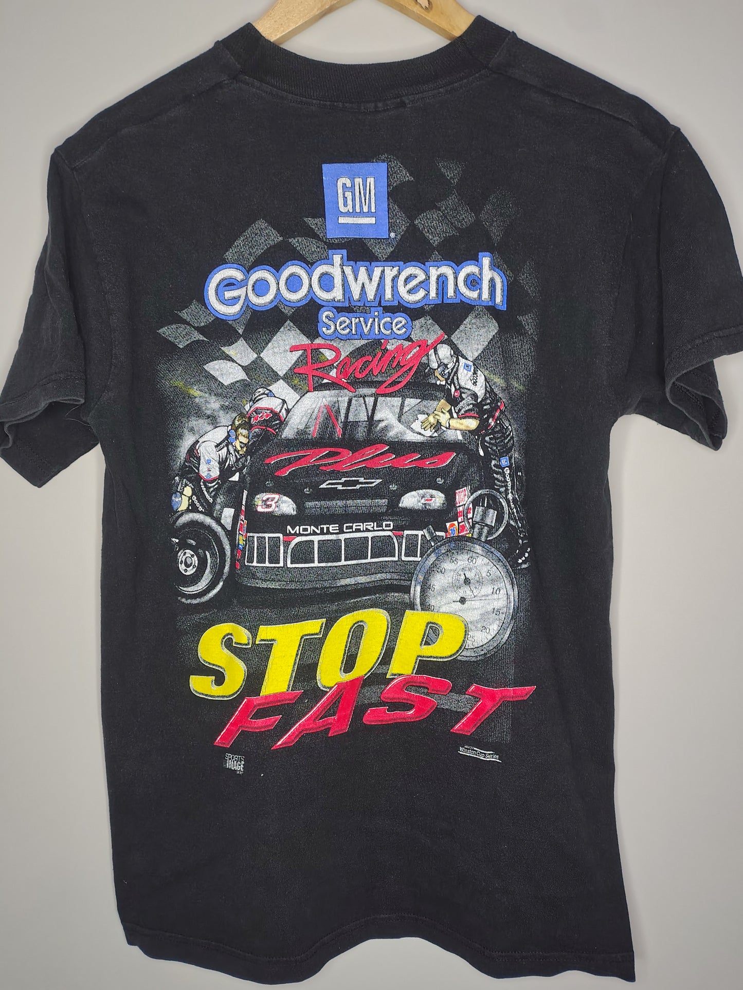 Competitors view Dale Earnhardt NASCAR print t-shirt