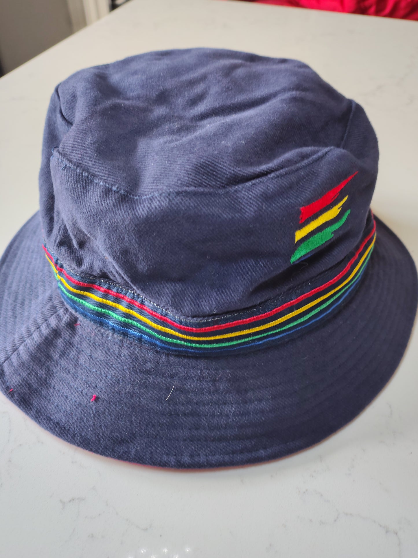 Vintage Benetton F1 reversible bucket hat