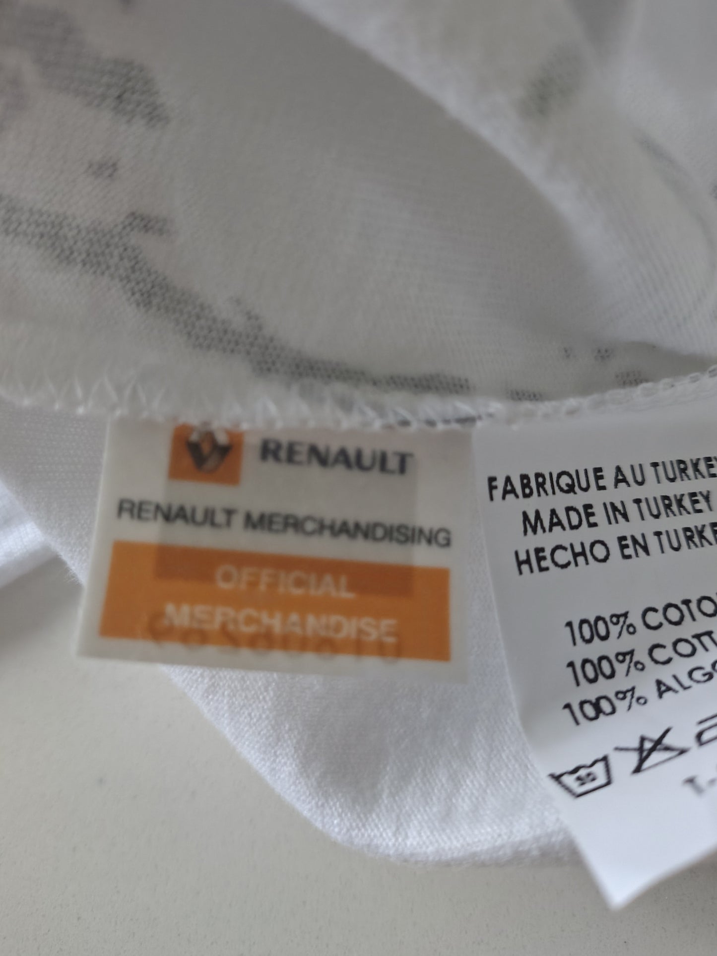 Official Fernando Alonso Renault t-shirt white circa 2005/06 F1 formula one BNWT XL unisex