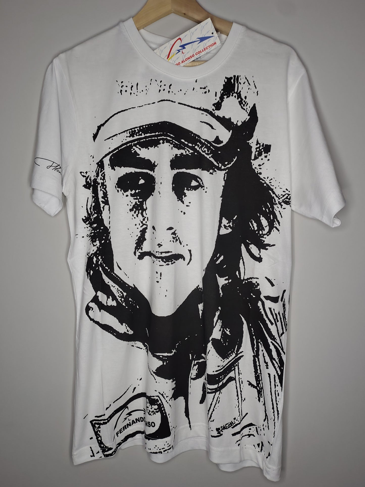 2005/06 Fernando Alonso Renault t-shirt white circa F1 formula one official XXL