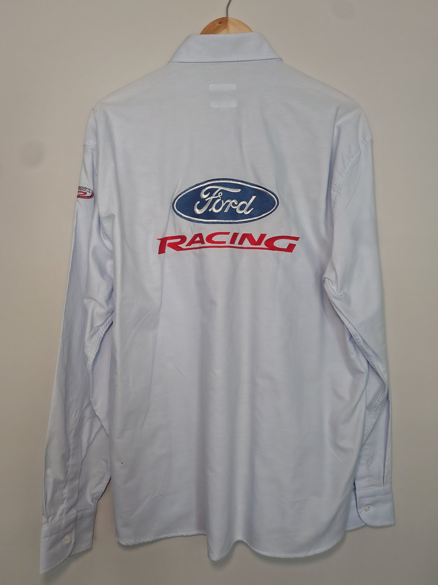 Official Ford World Rally Team Shirt blue Martini Racing Motorsport McRae M-Sport WRC Colin McRae Carlos Sainz Cosworth circa 2001