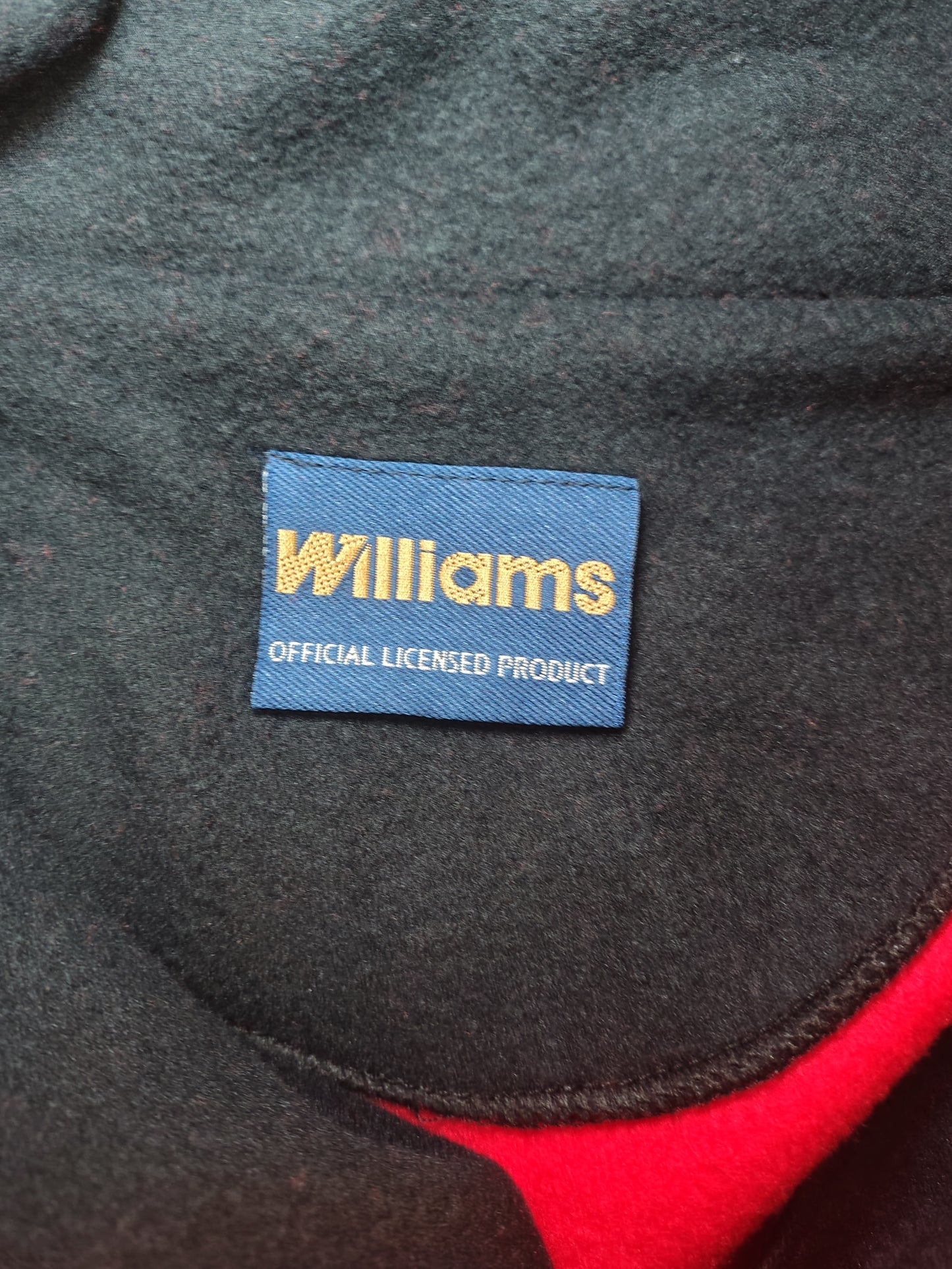 1998 Winfield Williams 1/4 zip grid fleece Frentzen Villeneuve Goodsports official FW20 formula 1 F1 grand Prix