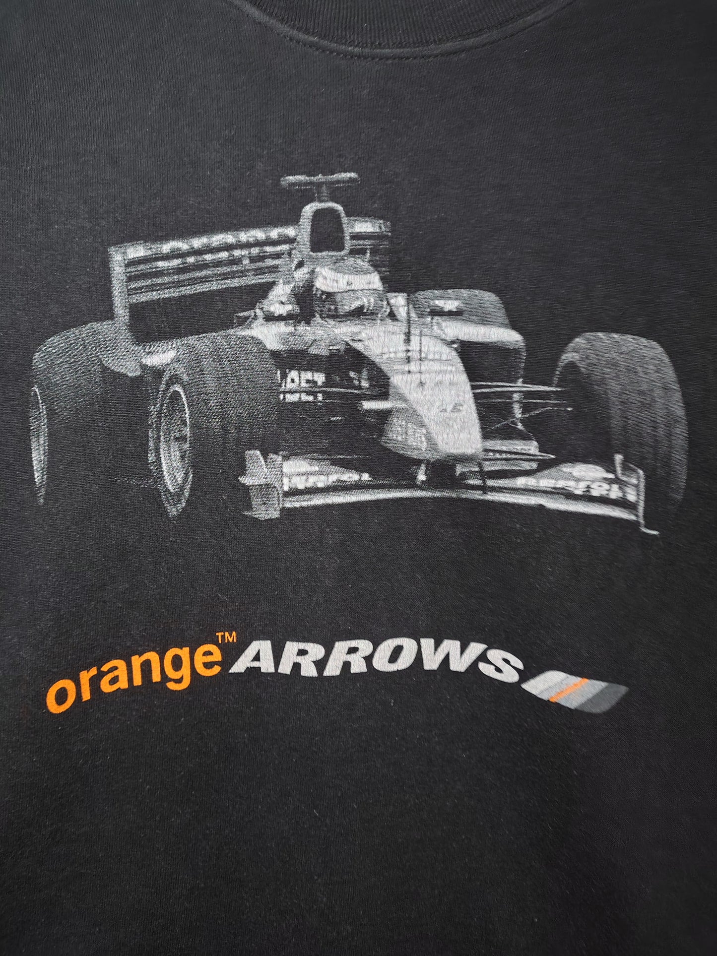 Early 2000's Orange Arrows t-shirt formula 1 F1 grand Prix official