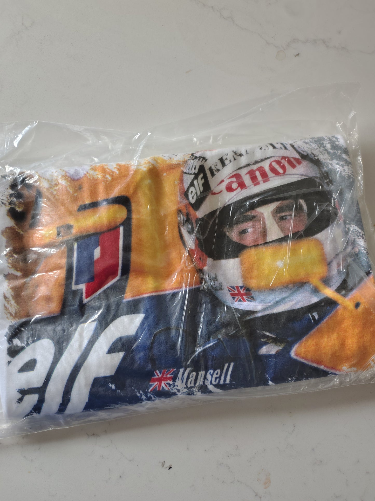 Vintage Nigel Mansell Canon Williams tshirt Deadstock XL Hanes made in USA