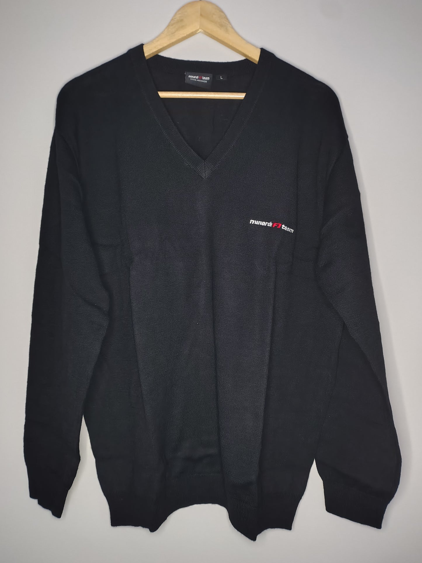 European Minardi F1 team v-neck sweater jumper official
